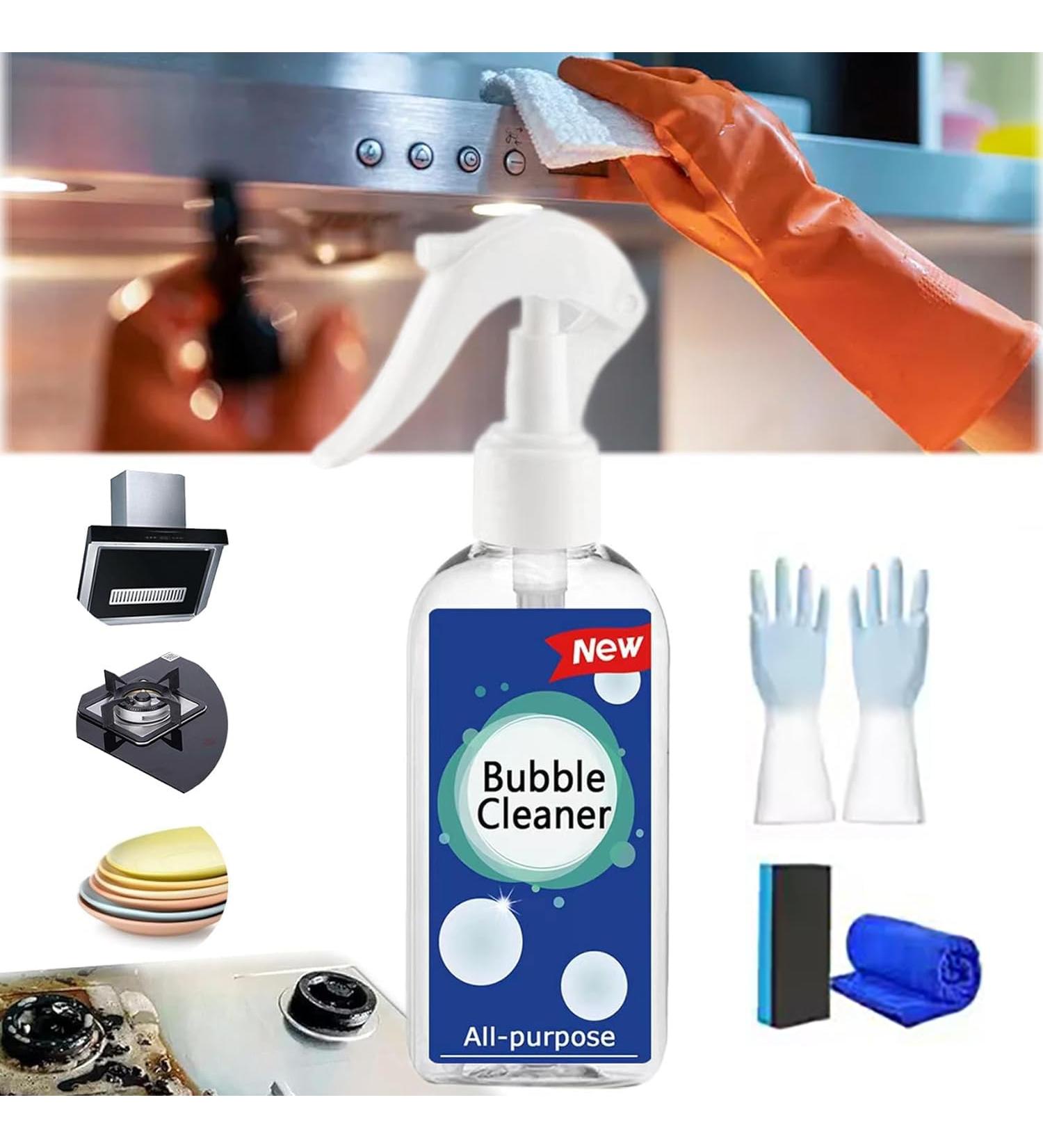 All Purpose Rinse Cleaning Spray Bubble Cleaner Foam Spray Kitchen Cleaner Spray Kitchen Degreaser Spray Foaming Heavy Oil Stain Cleaner Foam Drain Cleaner All Purpose Rinse Free Cleaning Spray (1Pcs) - Buy Online on GoSupps.com