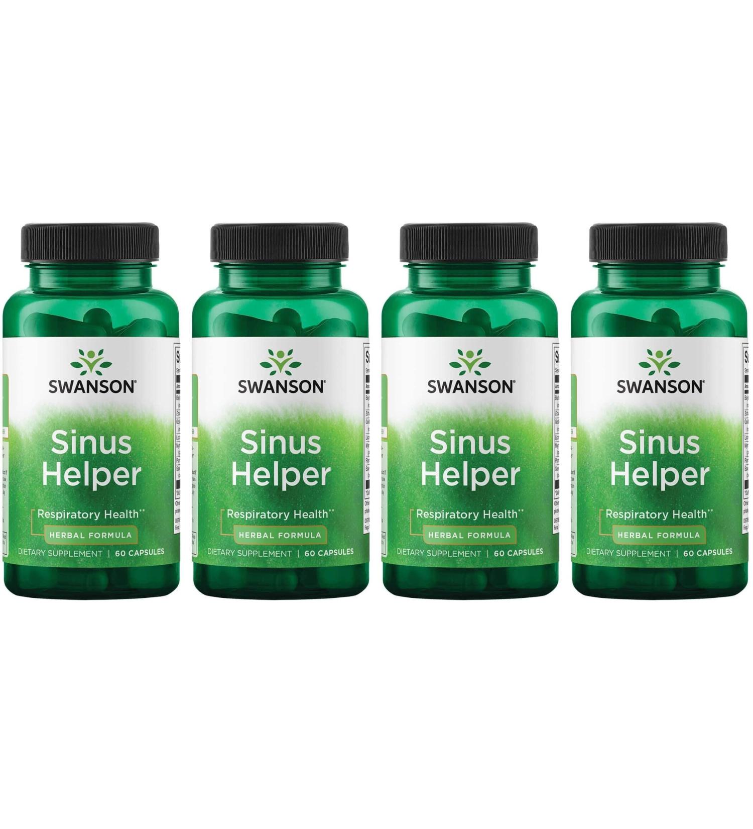 Swanson Sinus Helper 60 Caps 4 Pack