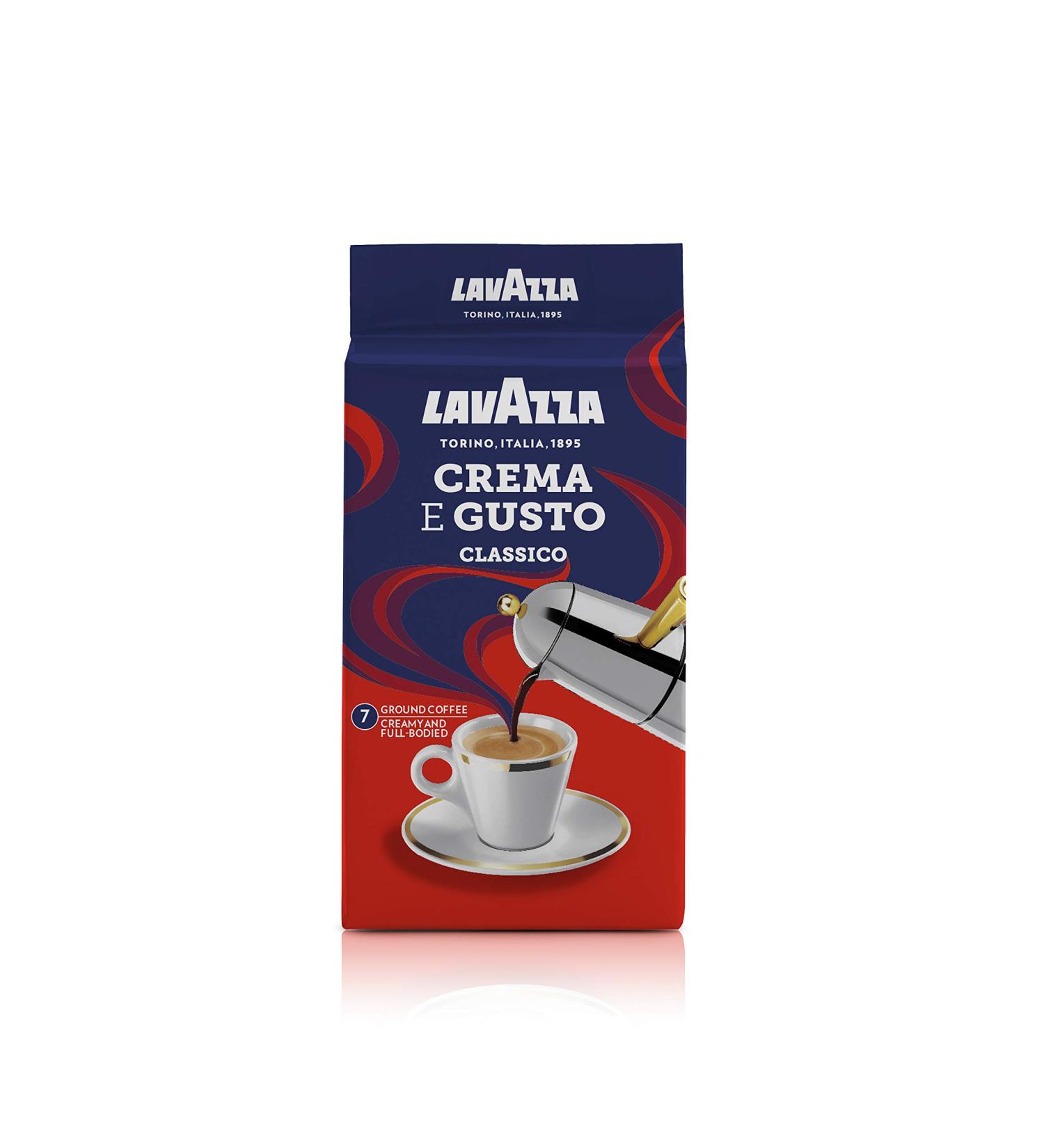 Lavazza Crema e Gusto Ground Coffee 250g - Classic Italian Blend (Pack of 1) - Buy Online on GoSupps.com