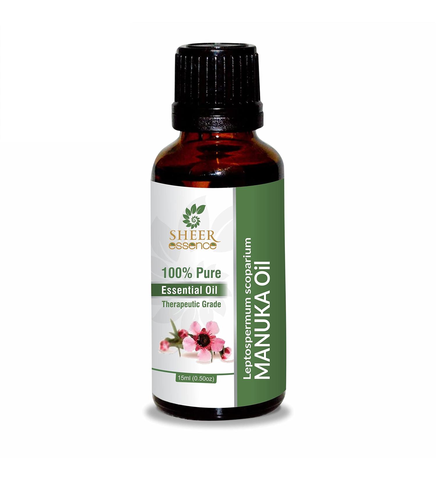 Buy 100% Pure Manuka Oil 15 ML | Therapeutic Grade Essential Oil | Natural & Undiluted Leptospermum Scoparium - Buy Online on GoSupps.com