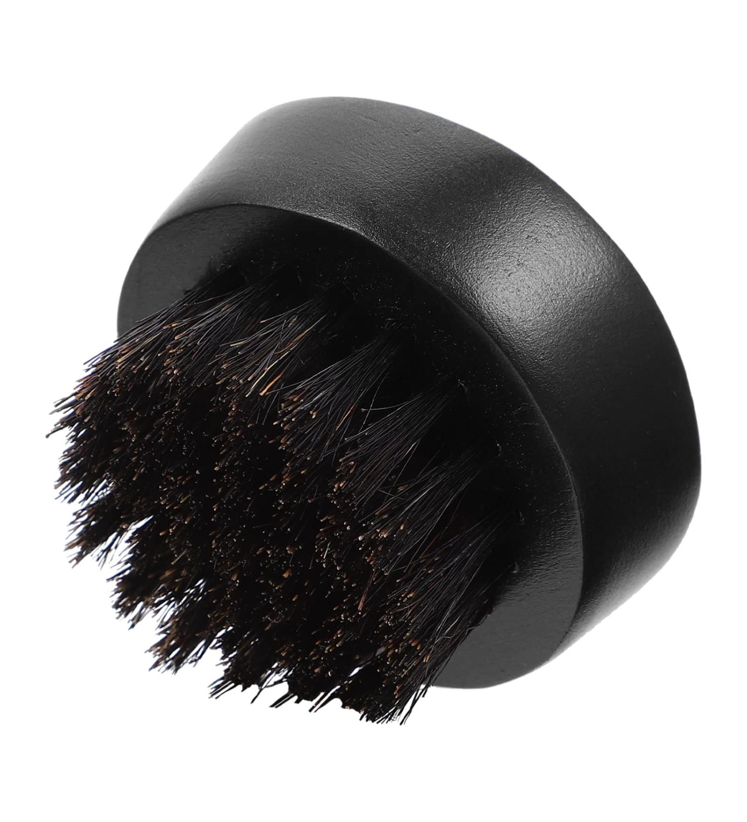 Fomiyes Wild Boar Bristle Hairbrush for Men | Taschbart Brush | Walnut Style Beard & Hair Care | 5.5x5.5cm - Perfect for Clean Styles - Buy Online on GoSupps.com