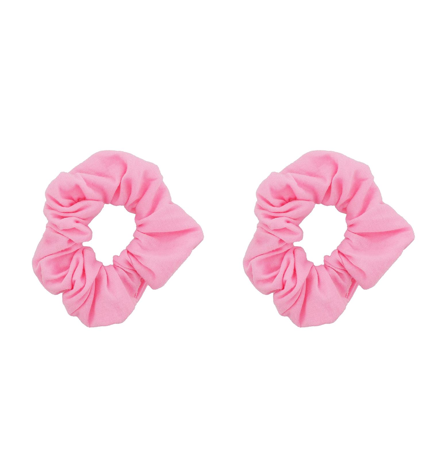 Motique Accessories Light Pink Hair Ties - Solid Color Pack of 2 for Effortless Styling | International Shipping Available - Buy Online on GoSupps.com
