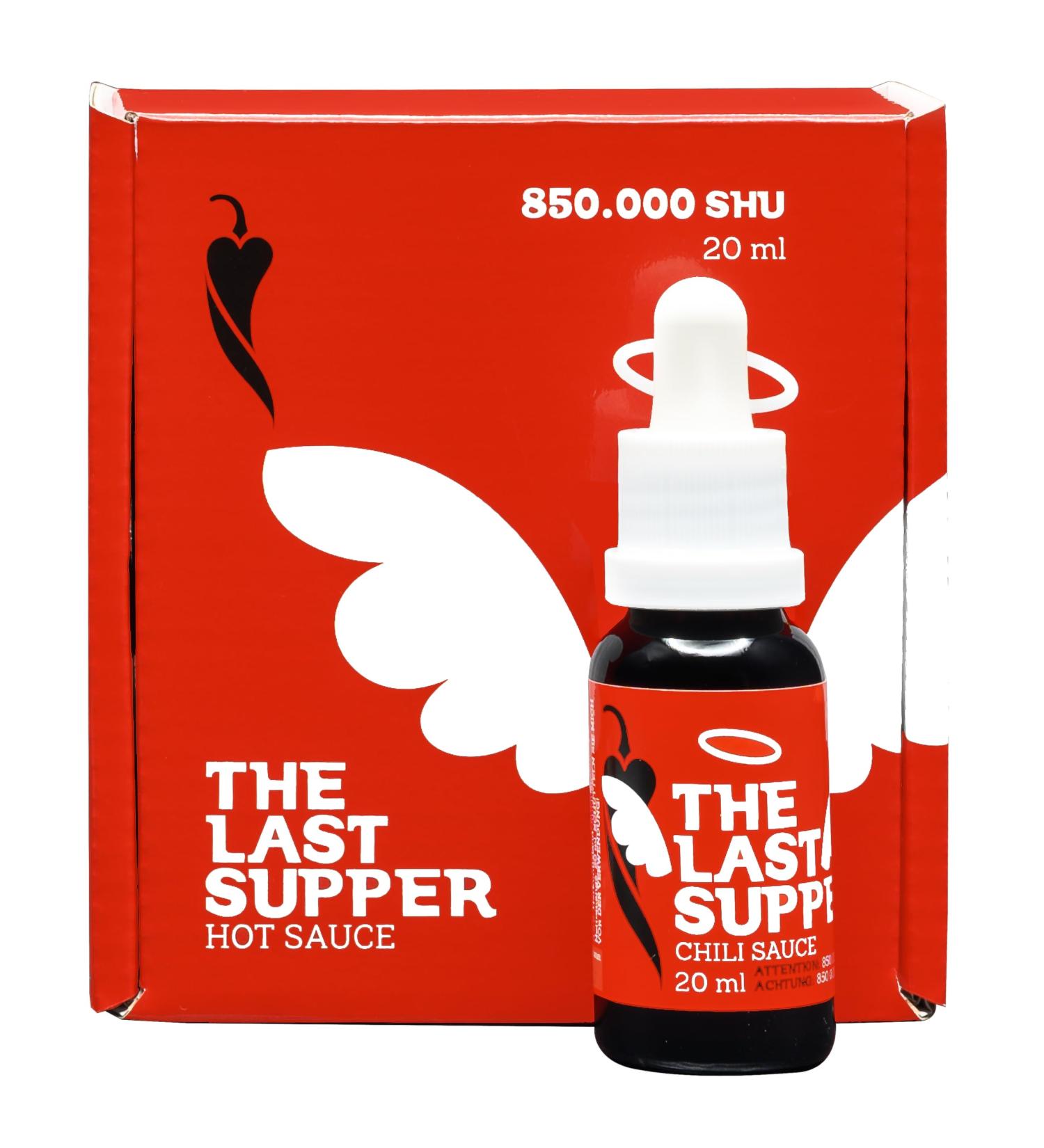 I LOVE SPICY The Last Supper Hot Chili Trinidad Sauce 20 ml Laboratory Measured 850 000 SHU Scorpion Moruga and 70% Capsaic - Buy Online on GoSupps.com