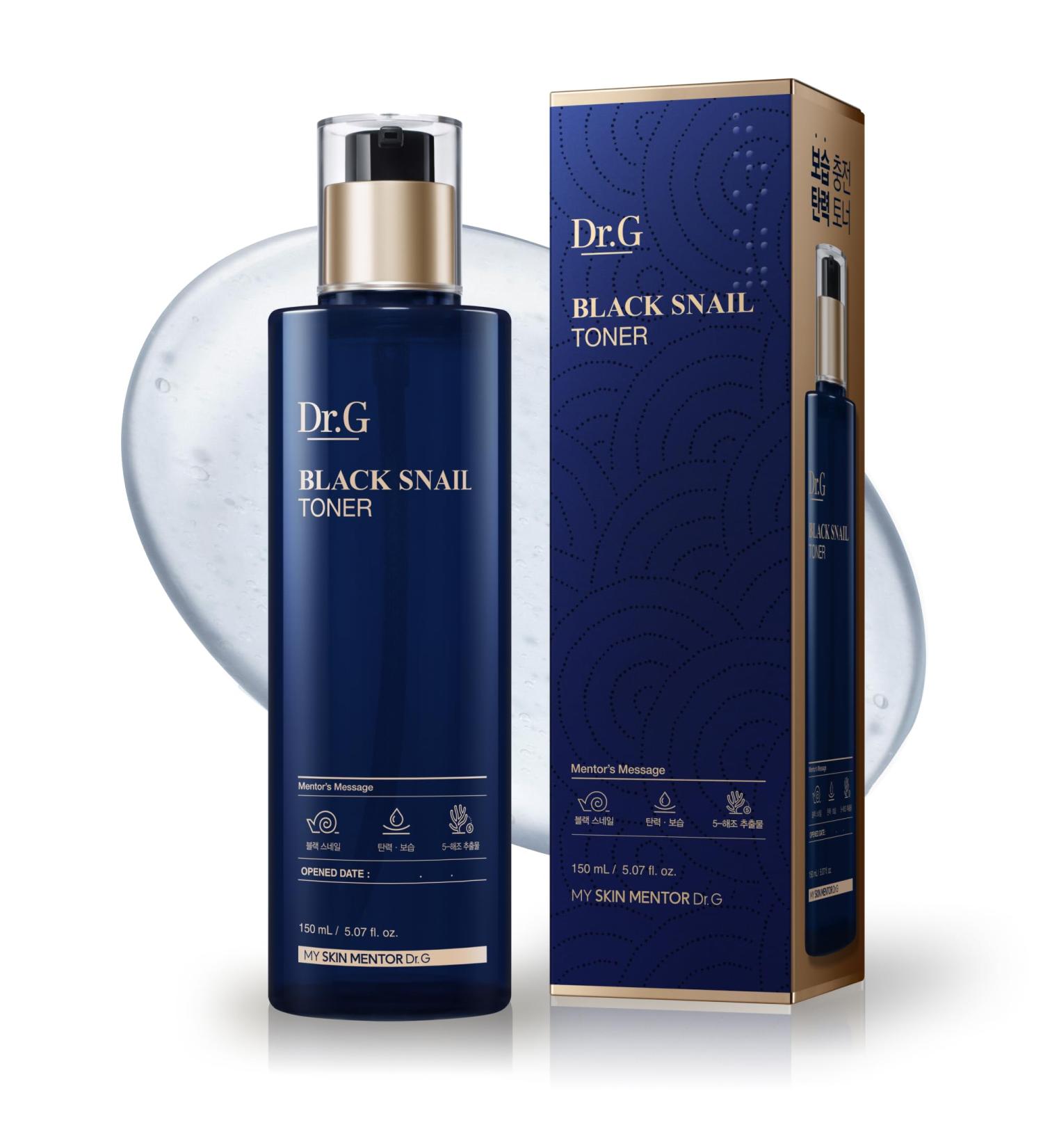 Dr.G Black Snail Toner 150ml - Hydrating Korean Skincare for Youthful Skin | International Shipping Available - Buy Online on GoSupps.com