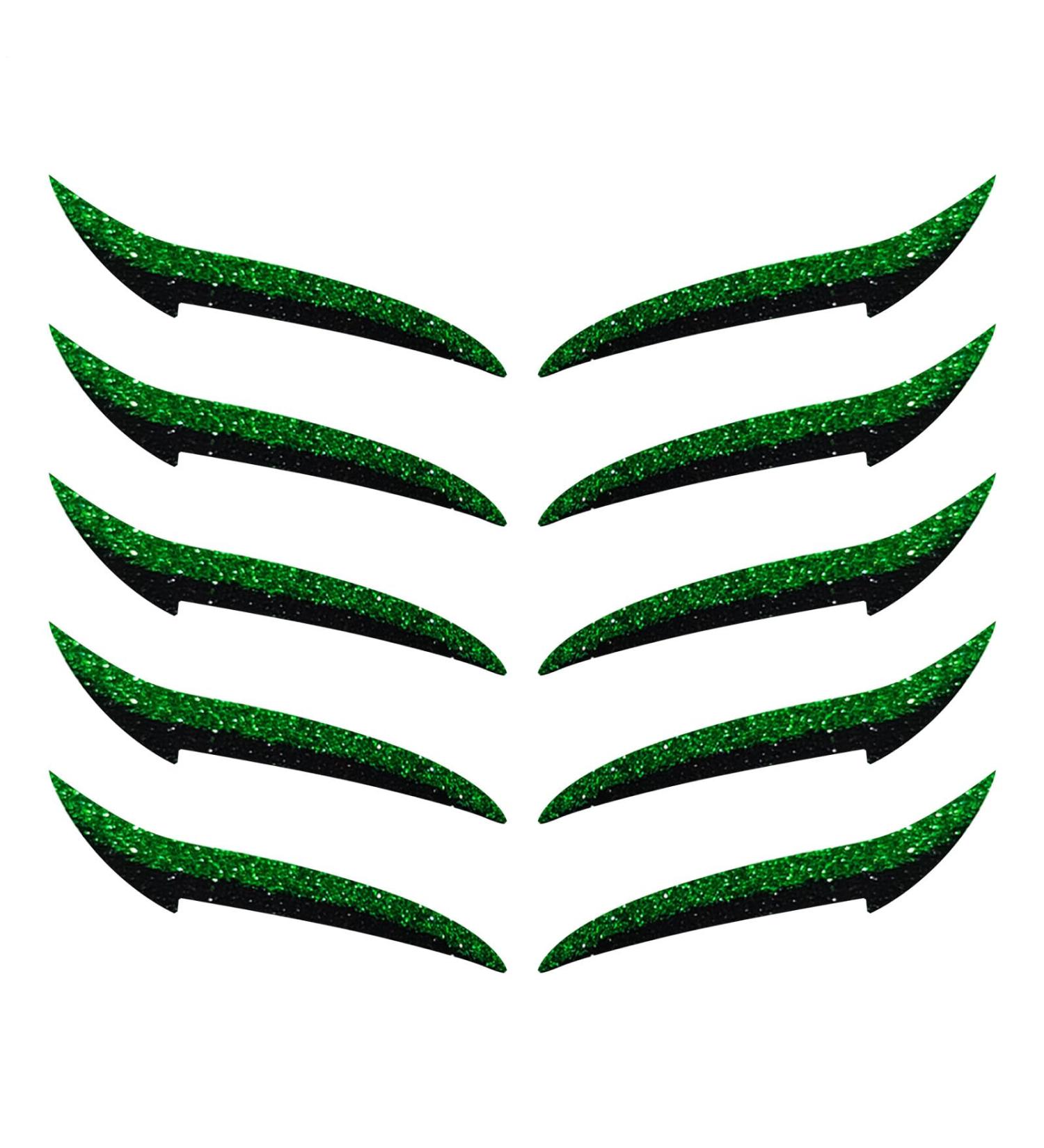 Autocollants Eye Liner R utilisables - D calque Fard Paupi res Femme - Patchs Maquillage Yeux Naturels Imperm ables pour Sc nes ou F tes Vert - Buy Online on GoSupps.com