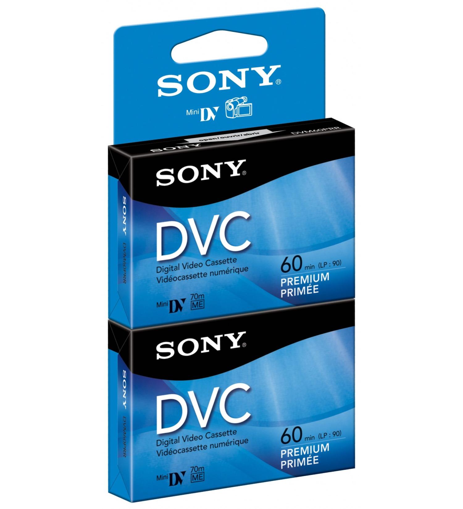 Sony DVM60PRR/2 60 min Premium DVC with Hangtab (2 Pack)