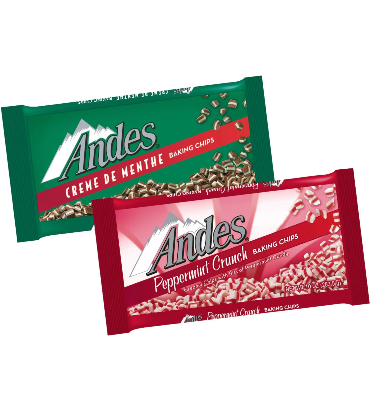 Andes Creme de Menthe and Peppermint Crunch Baking Chips - Perfect for Baking - Buy Online on GoSupps.com