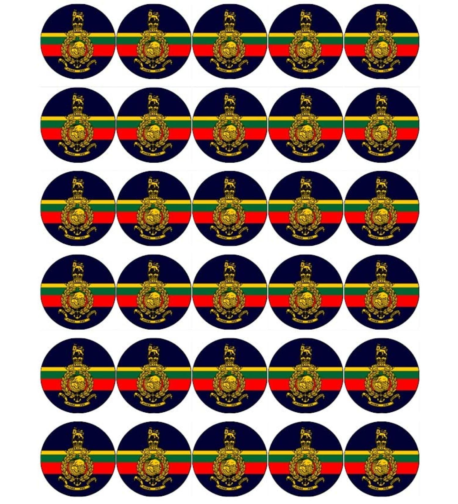 Royal Marines Flag Cupcake Toppers Edible Wafer Paper Fairy Cake Toppers Birthday Cakes Decorations