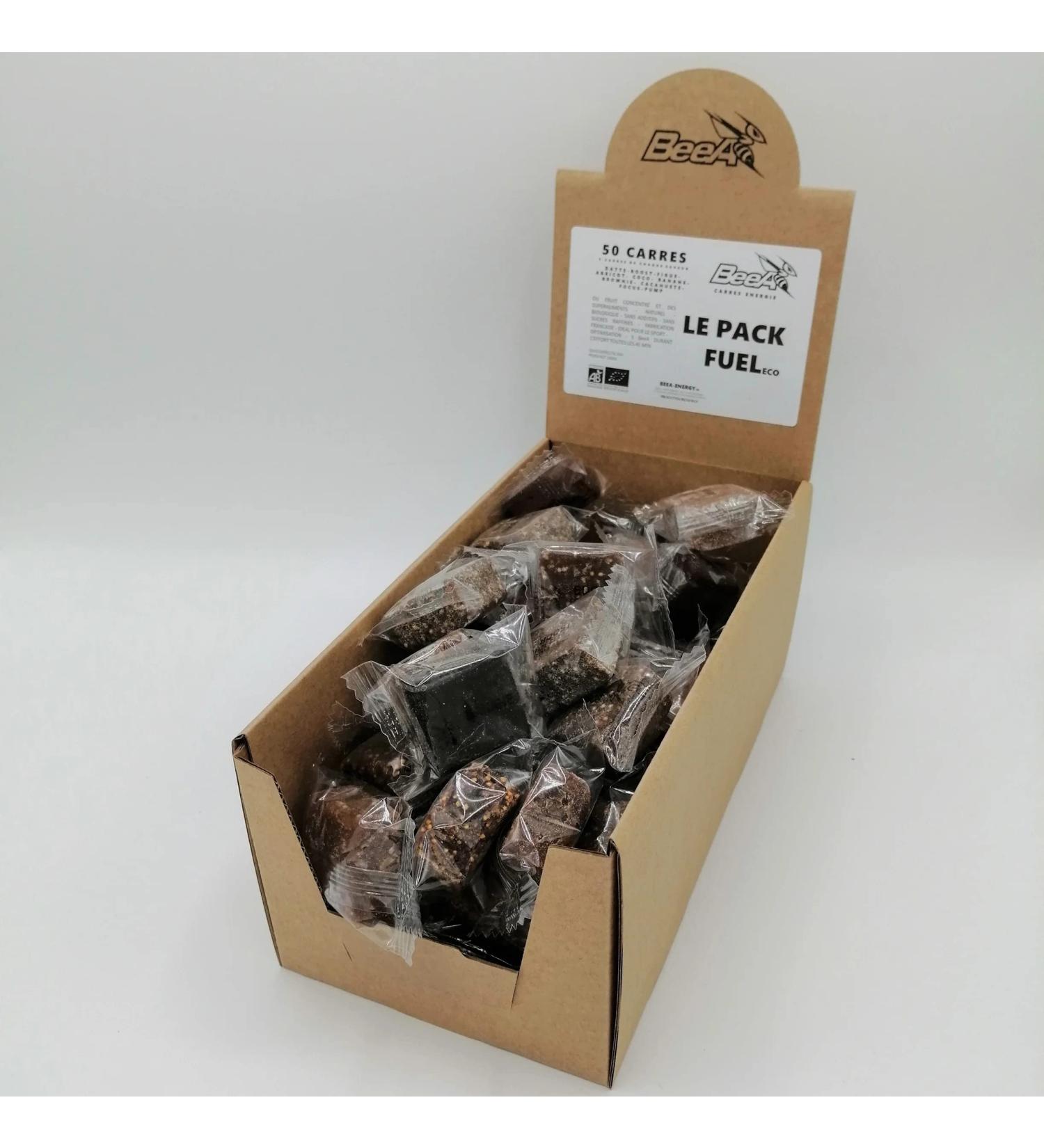 BEEA - Fuel Pack - 50 x 20g - Organic and Artisanal Energy Bars - 100% Made in France - All sports - Fruit Snack - Buy Online on GoSupps.com