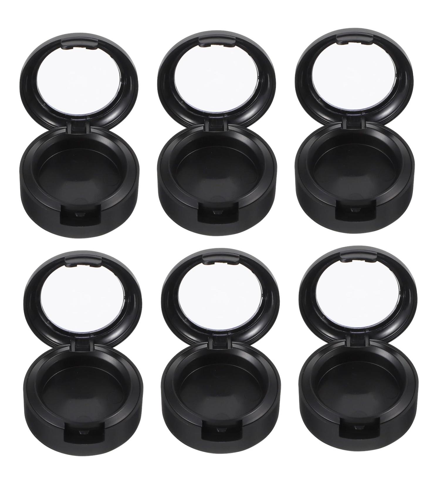 DRESSOOS Sample Jars 6pcs Box eye shadow replacement box lotion container eyeshadow Blush Case travel Makeup Tools pack - Buy Online on GoSupps.com