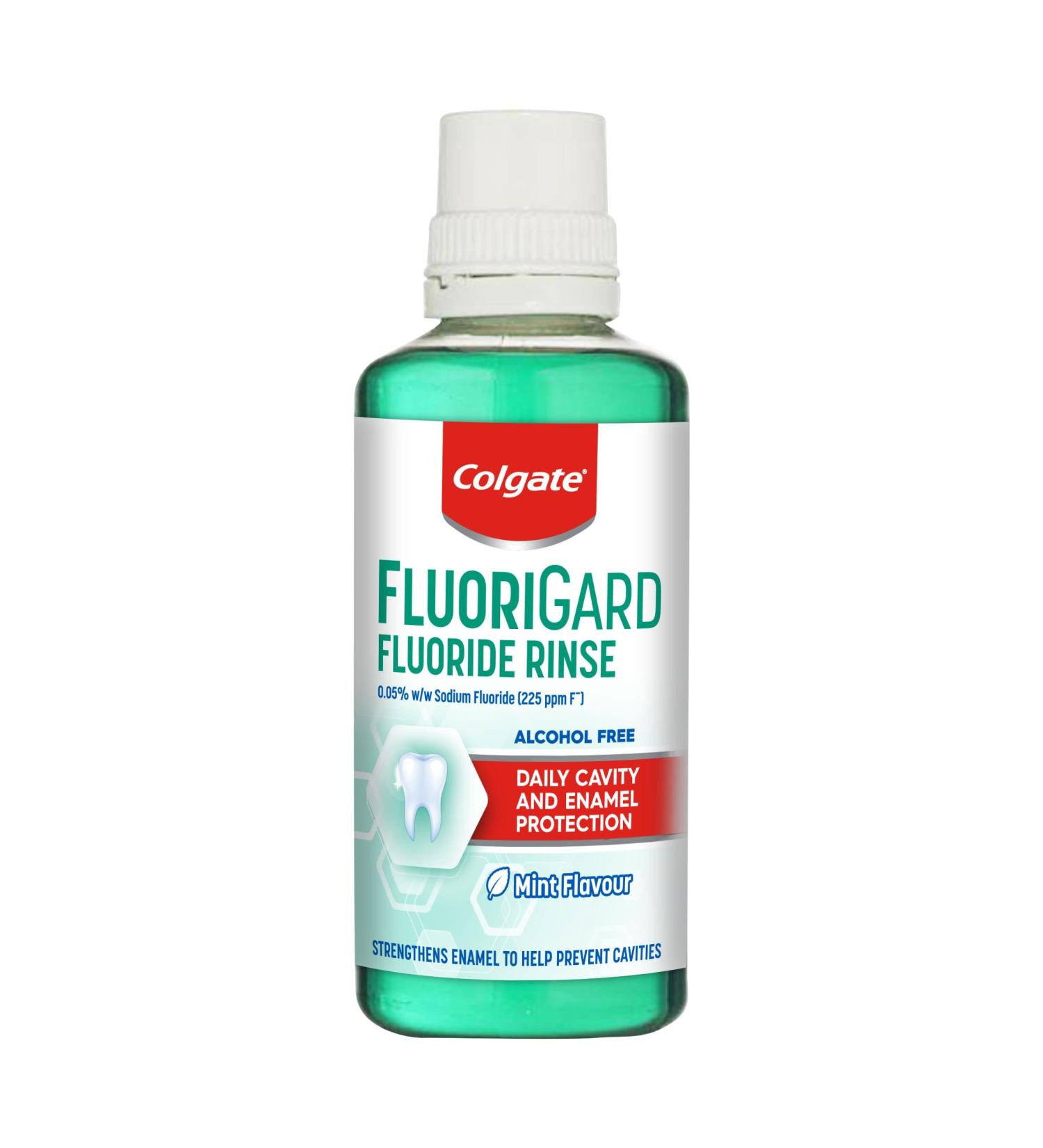 Colgate 400ml Fluorigard Alcohol Free Mouth Rinse - Buy Online for International Shipping | Best Oral Care Solutions - Buy Online on GoSupps.com