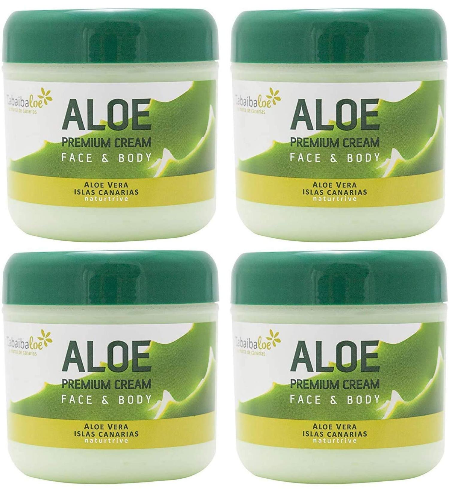 Buy BURI 4X 300ml Tabaibaloe Aloe Vera Premium Cream | Hydrating Face & Body Cream for All Skin Types - International Shipping Available - Buy Online on GoSupps.com