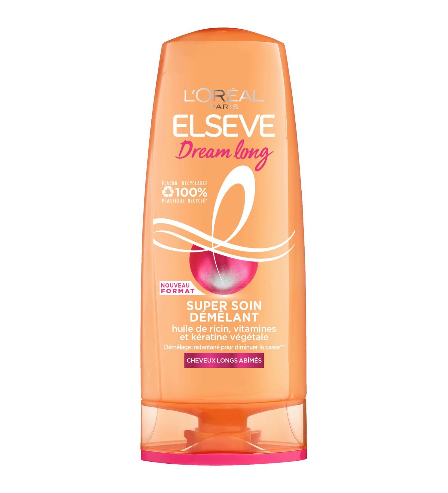 L'Or al Paris - Detangling Care for Long Hair - Protected Lengths - Enriched with Vegetable Keratin + Vitamins + Castor Oil - Elseve Dream Long - 250 ml - Buy Online on GoSupps.com