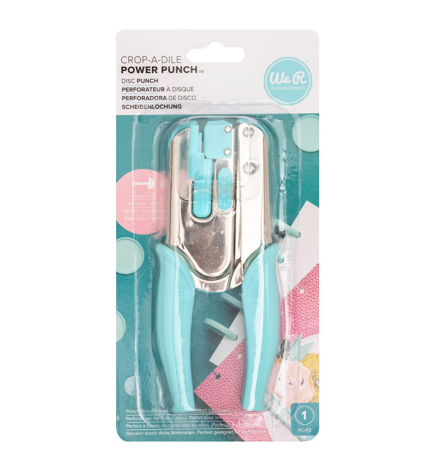 We R Memory Keepers Disc Power Punch - Ideal for Scrapbooking and Paper Crafting - Buy Online on GoSupps.com