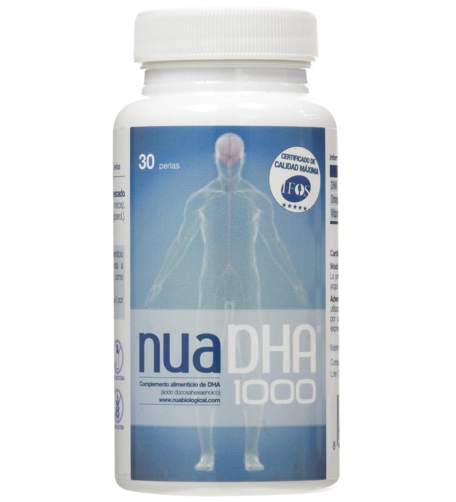 Buy NUA Biological DHA 1000mg - 30Caps | Premium Omega-3 for Optimal Health | Fast International Shipping - Buy Online on GoSupps.com