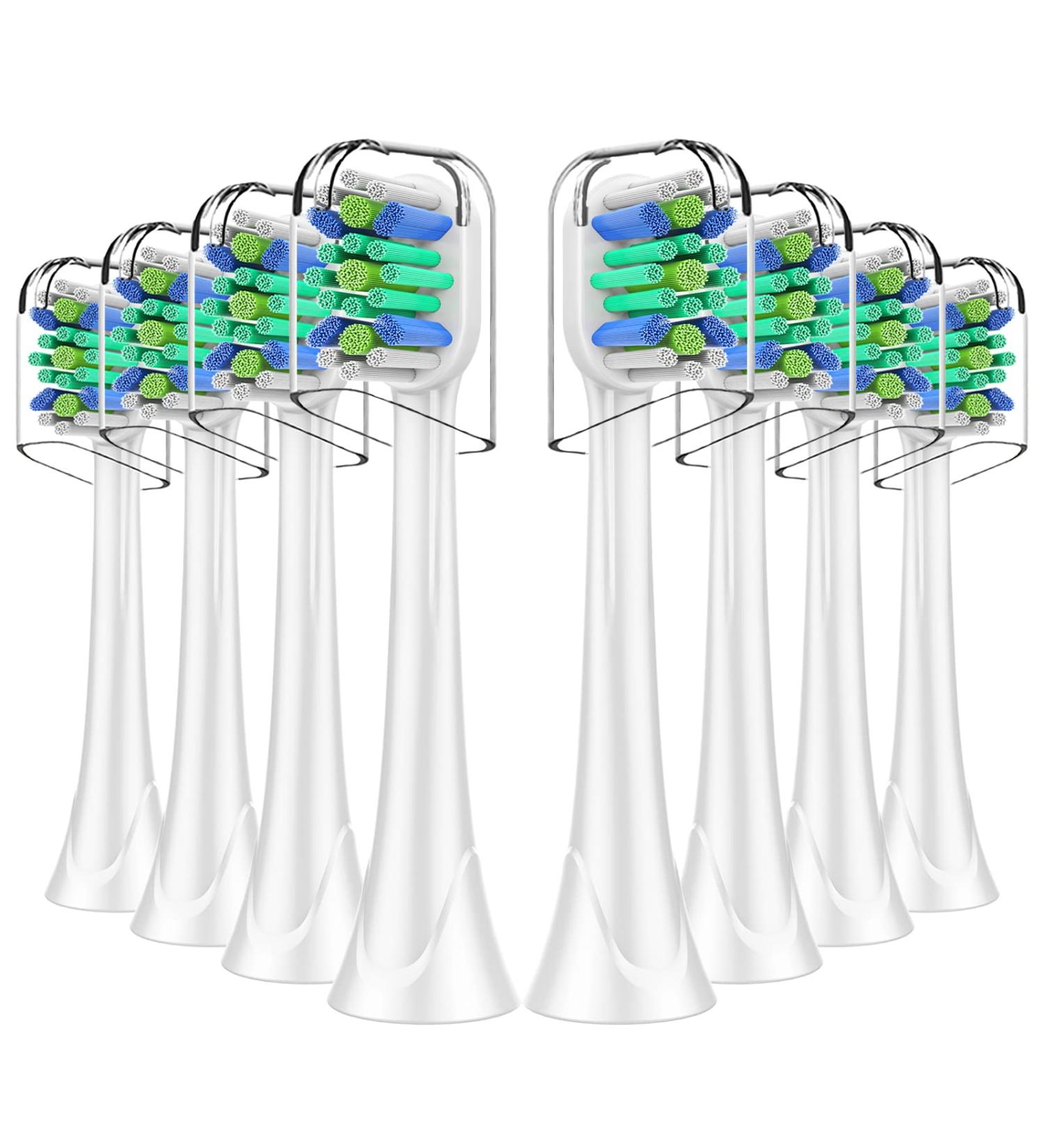 8 Pack Replacement Toothbrush Heads Compatible with Philips Sonicare DiamondClean - Hygienic Cap, Electric Brush Heads for HX 3x/6x/9x - 8 Count - Buy Online on GoSupps.com