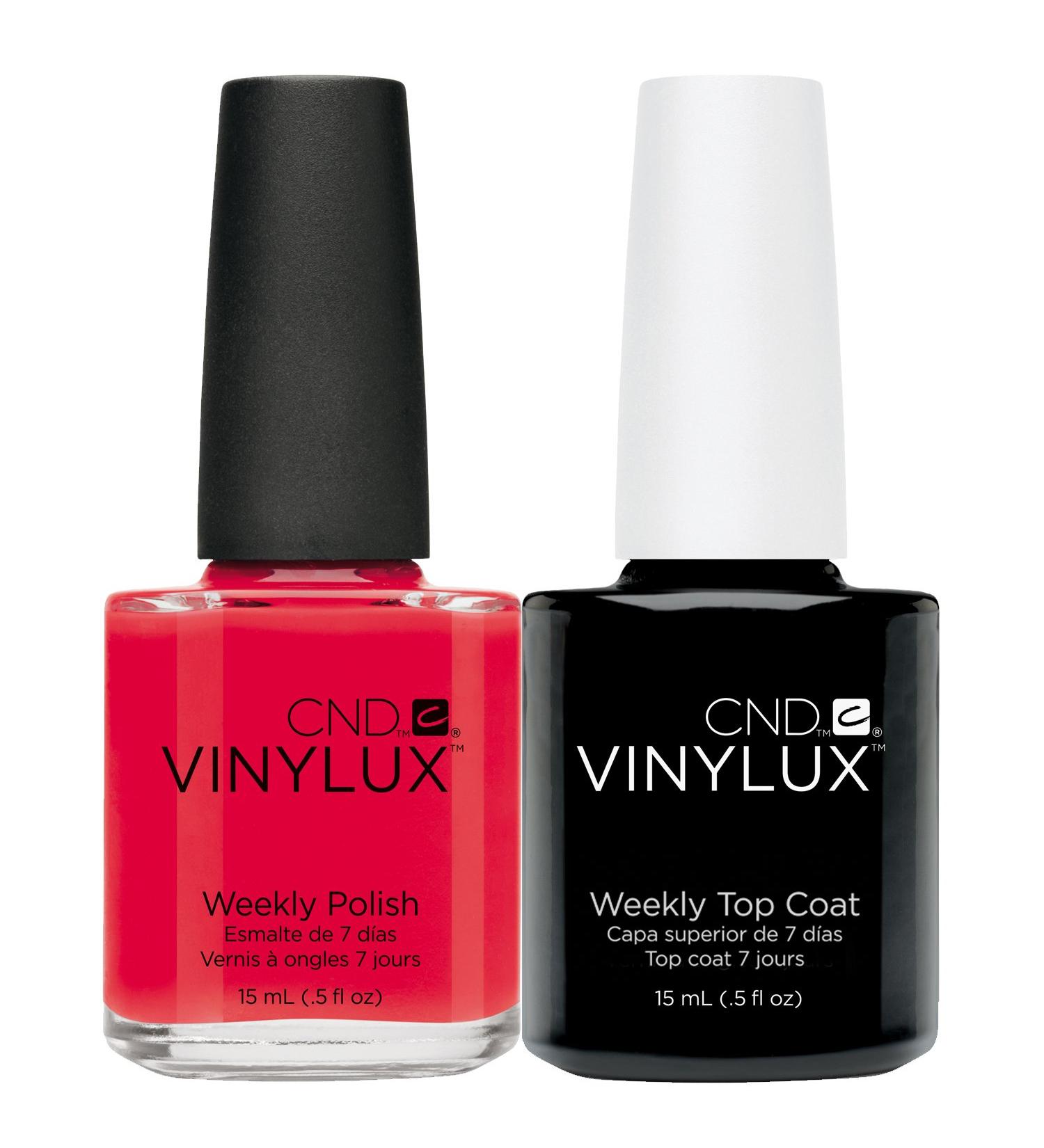 CND Vinylux Lobster Roll plus Top Coat 15 ml 1 pack (1 x 30 ml) Lobster Roll 30 ml (1 pack)