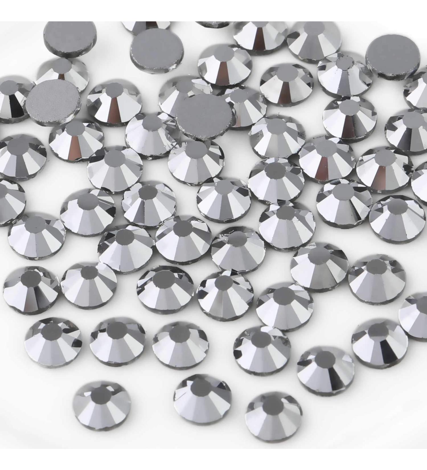 Beadsland 1440 Flat Back Rhinestones - Nail Crystals Hematite SS3 (1.3-1.4mm) for Stunning Nail Art - International Shipping Available - Buy Online on GoSupps.com