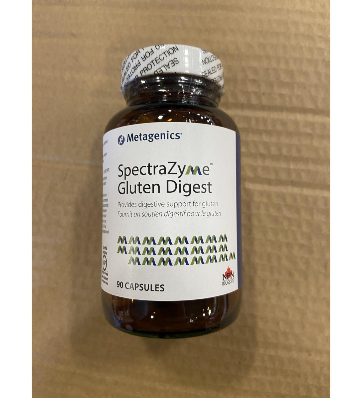 Metagenics - SpectraZyme Gluten Digest - Digestive Support - 90 Capsules - Buy Online on GoSupps.com