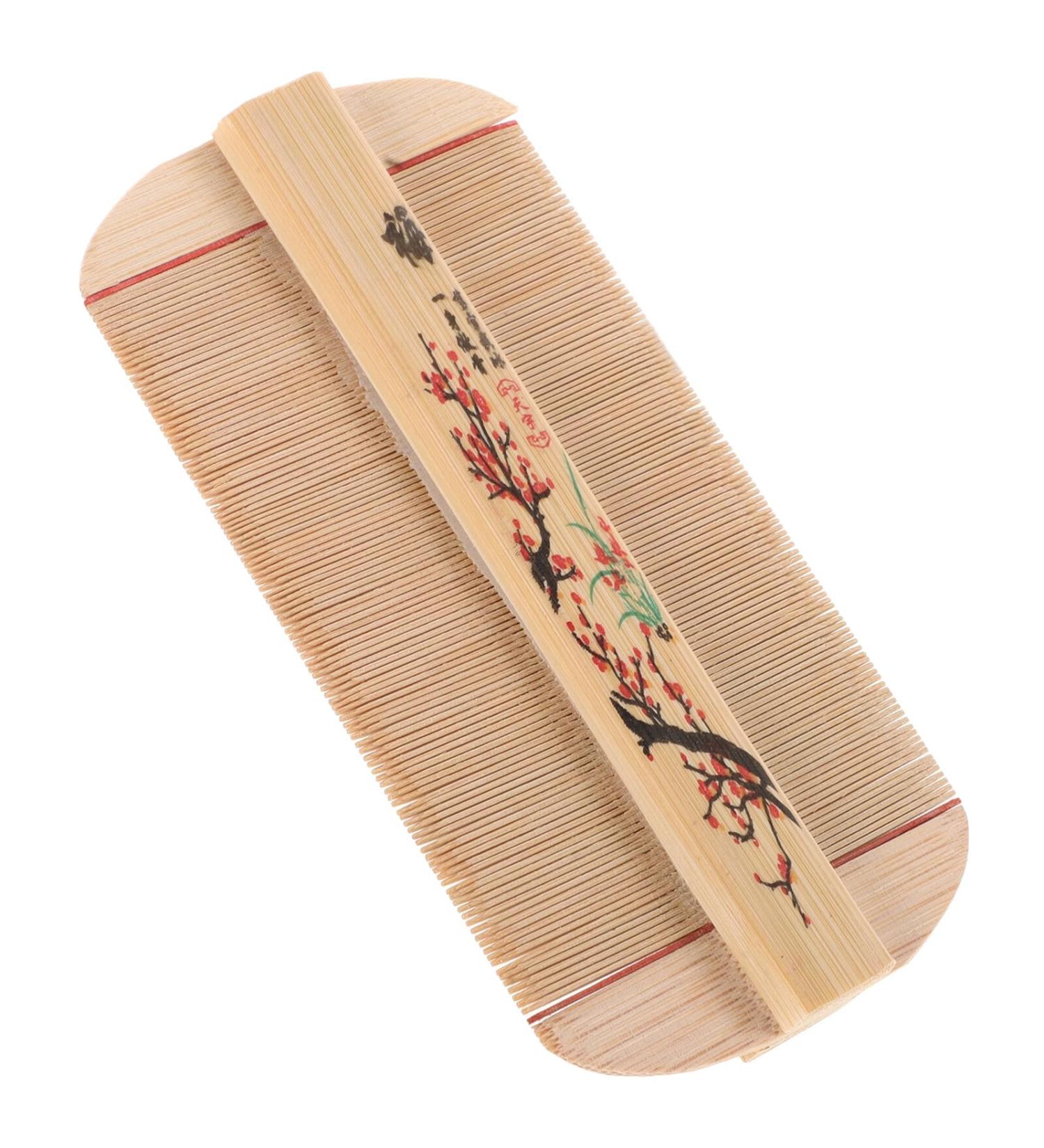 VILLCASE Peigne Fin Antipelliculaire en Bambou Naturel Dents Ultra-denses Double Face pour Toilettage Chien et Chat Soin Doux Cuir Chevelu Outil de D m lage Animaux de Compagnie - Buy Online on GoSupps.com