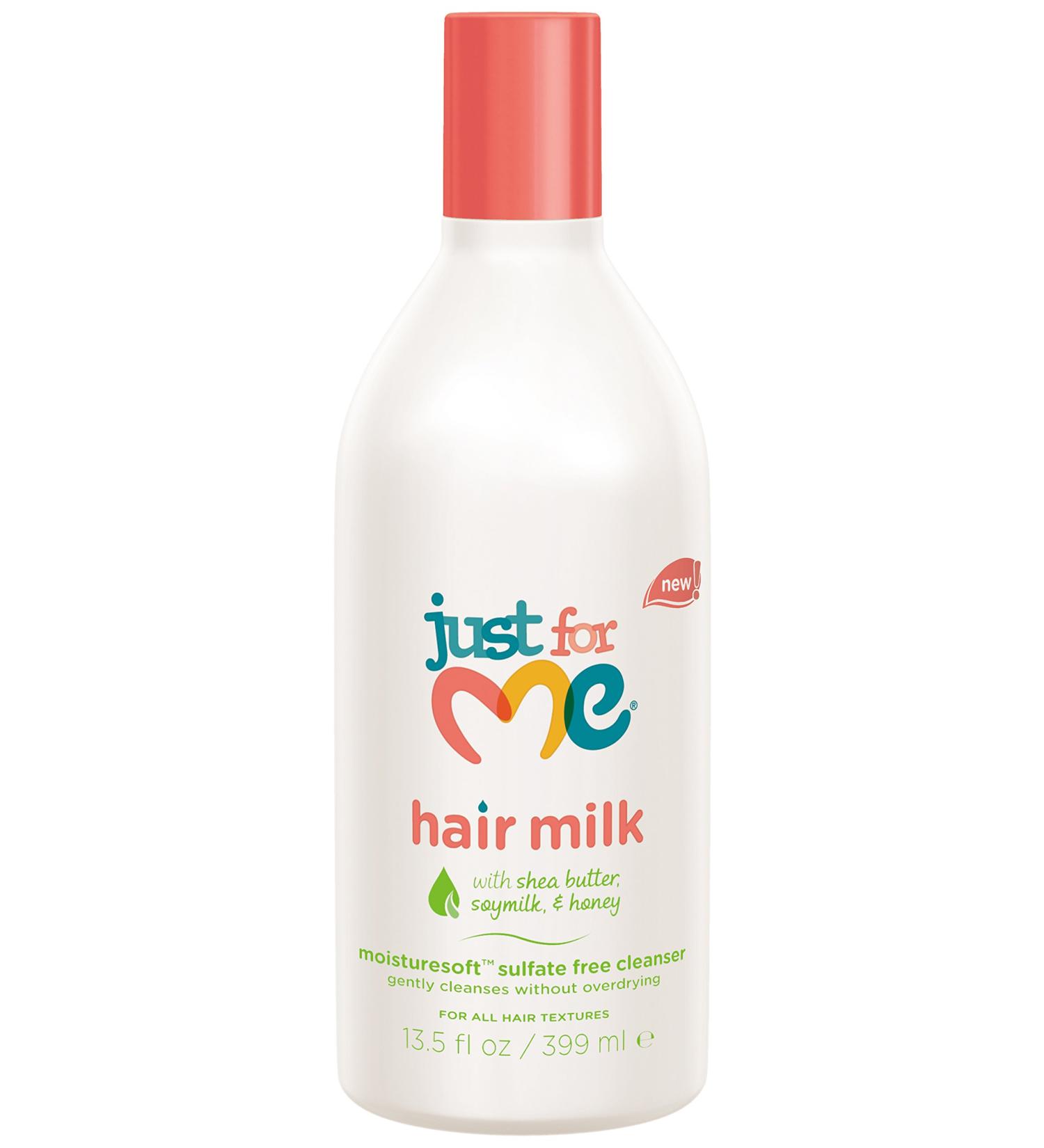 Just For Me Hair Milk Cleanser - Moisture Soft Sulfate Free | 13.5 oz International Shipping Available - Buy Online on GoSupps.com