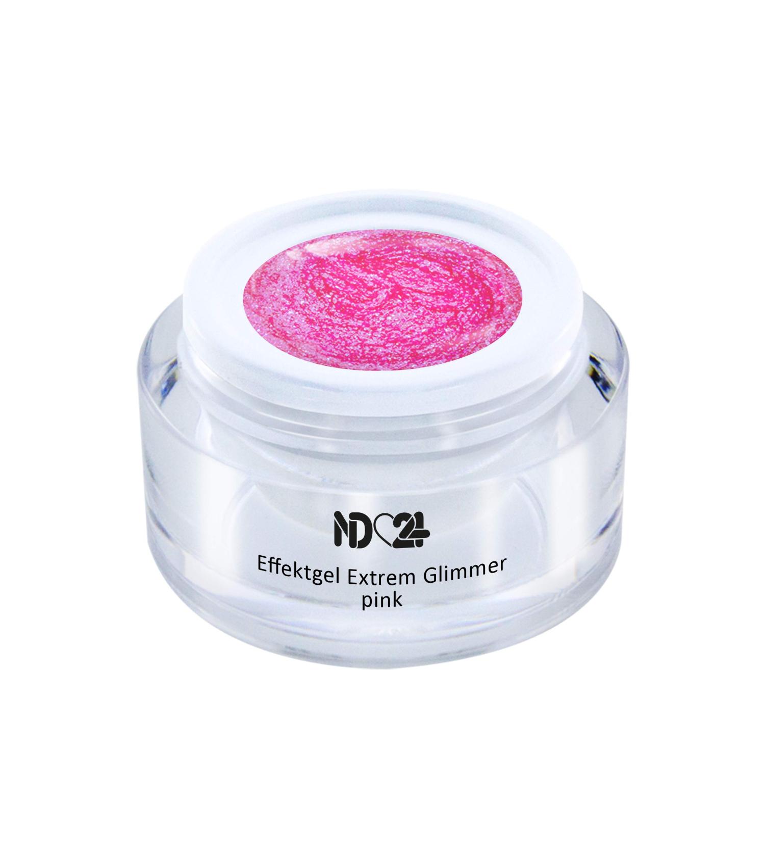 Buy UV LED Effect Gel Extreme Glimmer Pink - Studio Quality - 5ml - Made in Germany - International Shipping - Buy Online on GoSupps.com