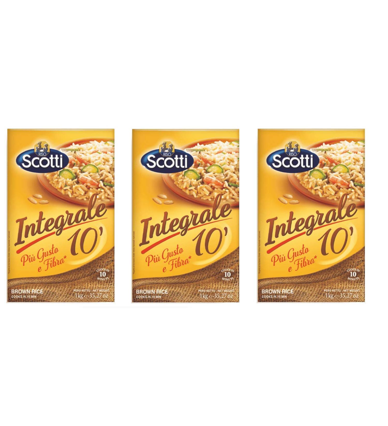 Riso Scotti Riso Scotti Integrale Italian Ultra Fine Brown Rice 1 kg Pack of 3