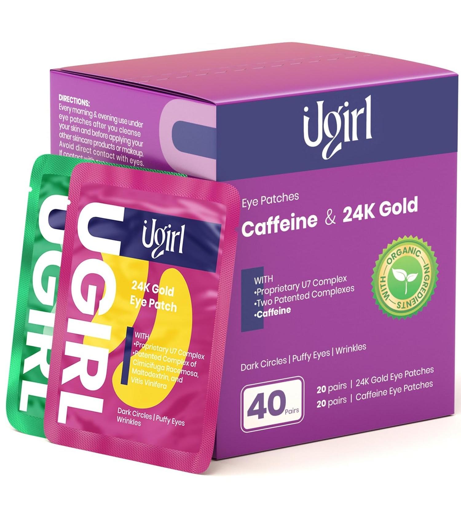 Under Eye Patches for Dark Circles & Puffiness - Hydrating Eye Masks to Reduce Bags & Smooth Wrinkles - Buy Online on GoSupps.com
