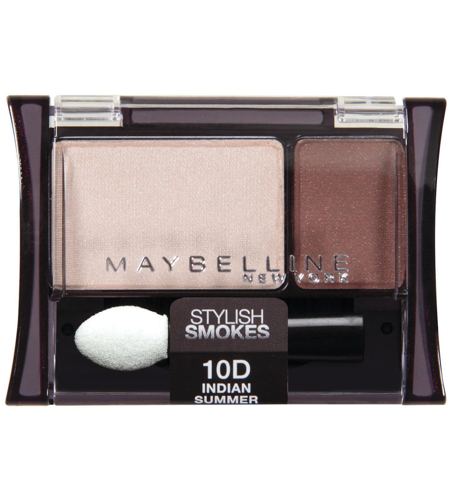 Maybelline New York Expert Wear Eyeshadow Duos  10d Indian Summer Stylish Smokes  0.08 Ounce