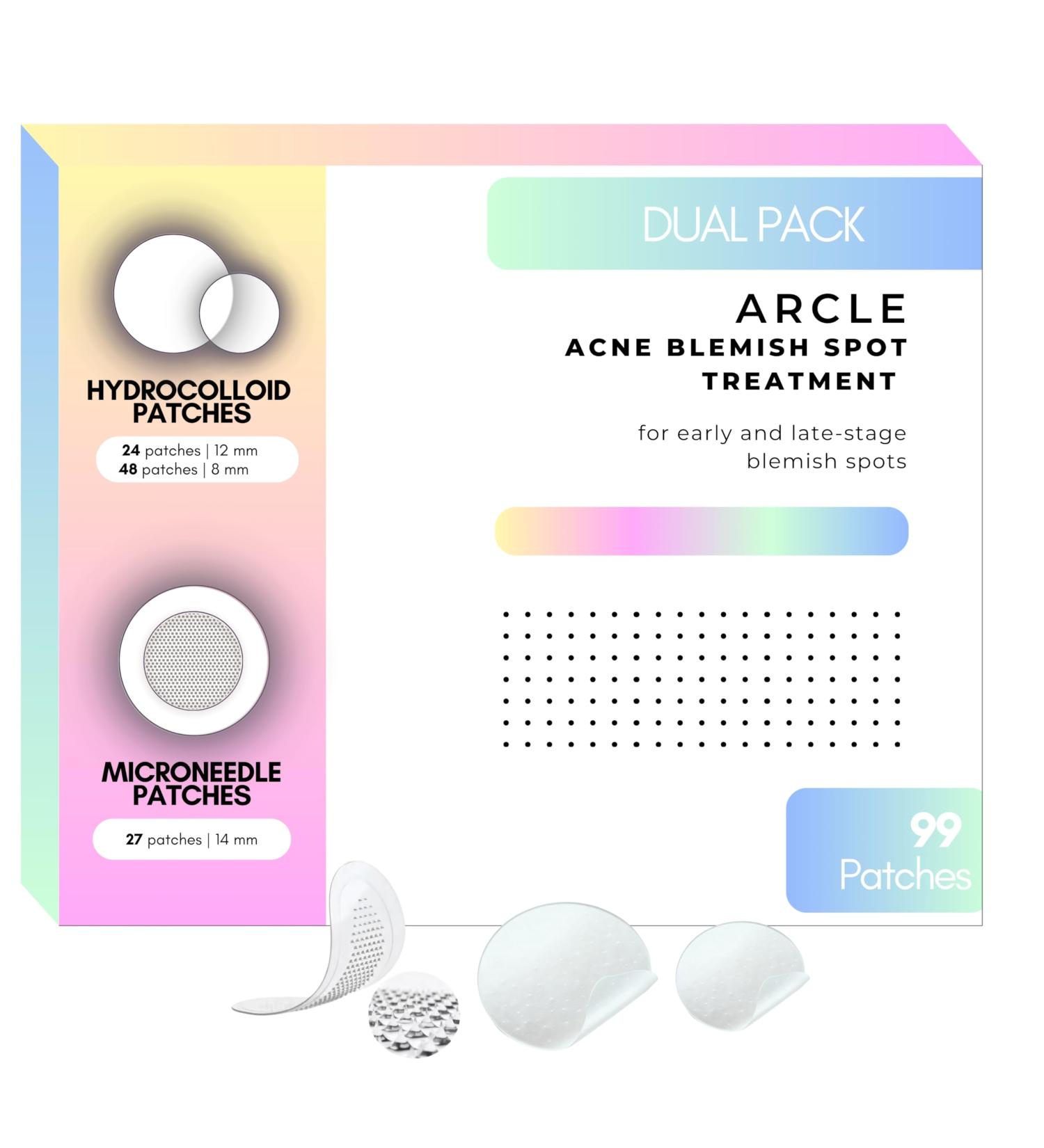 Korean Acne Treatment - Invisible Microdart & Hydrocolloid Pimple Patches | Fast-Acting Overnight Care for Blemishes Blackheads & Zits | Gentle Micropoint Technology with Azelaic Acid - Buy Online on GoSupps.com