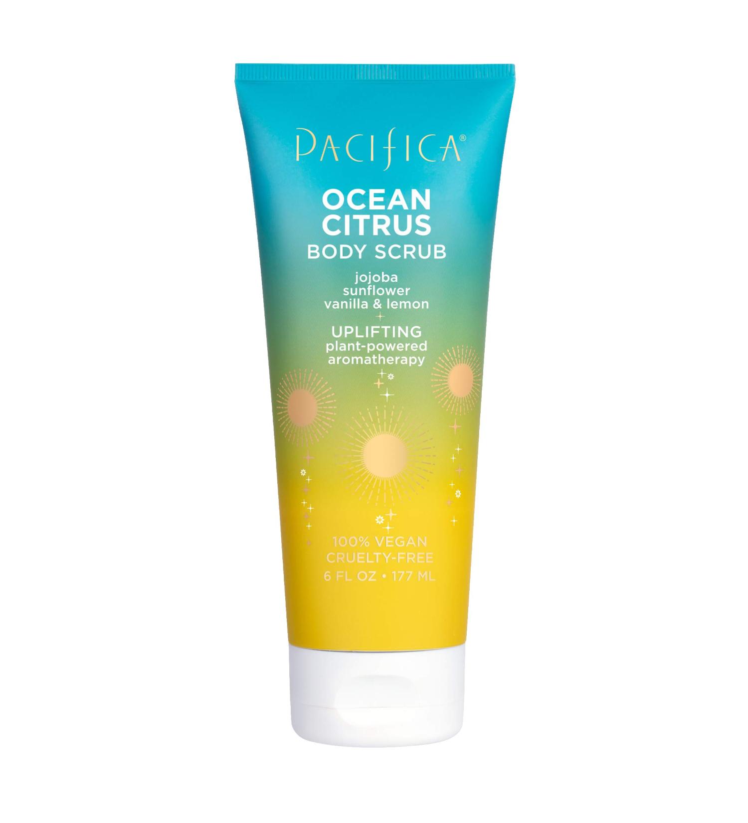 Shop Pacifica Body Scrub - Ocean Citrus 6 oz | Natural Exfoliating Scrub for Glowing Skin - International Shipping Available - Buy Online on GoSupps.com