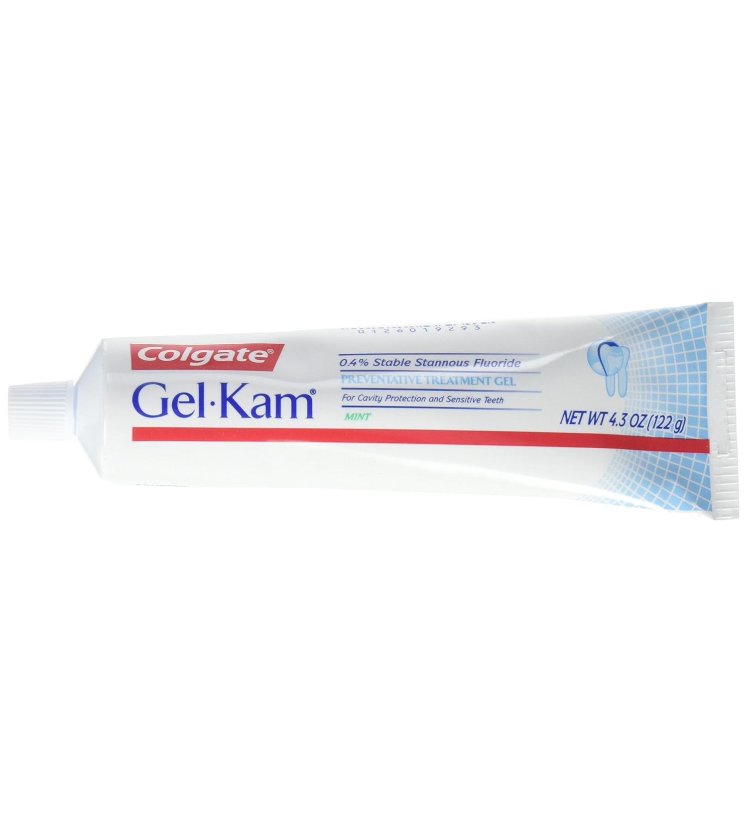 GEL-KAM Fluoride Gel Fruit/Berry 4.3oz - 3 Pack | Dental Care - Prevent Cavities - Buy Online on GoSupps.com