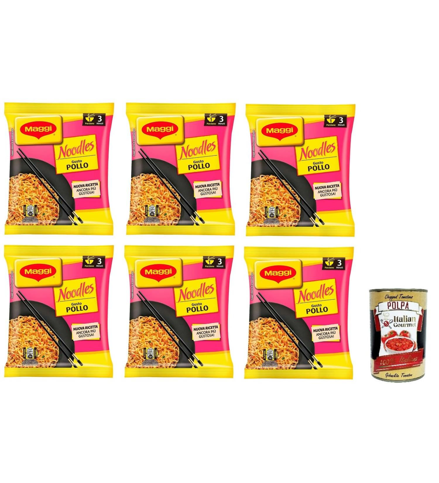  Italian Gourmet E.R. 6 x Maggi chicken flavored pasta 71 g + Italian Gourmet polpa 400 g - Buy Online on GoSupps.com