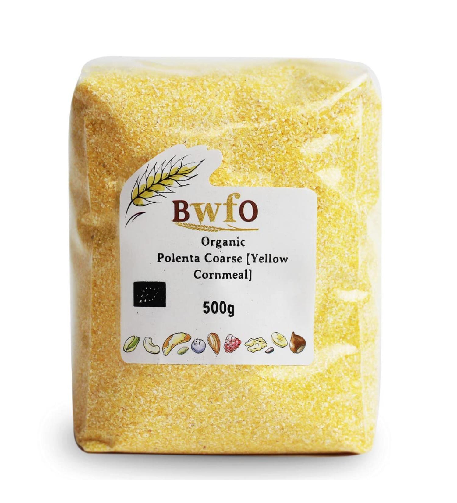 Organic Polenta Coarse Yellow Cornmeal 500g (BWFO)