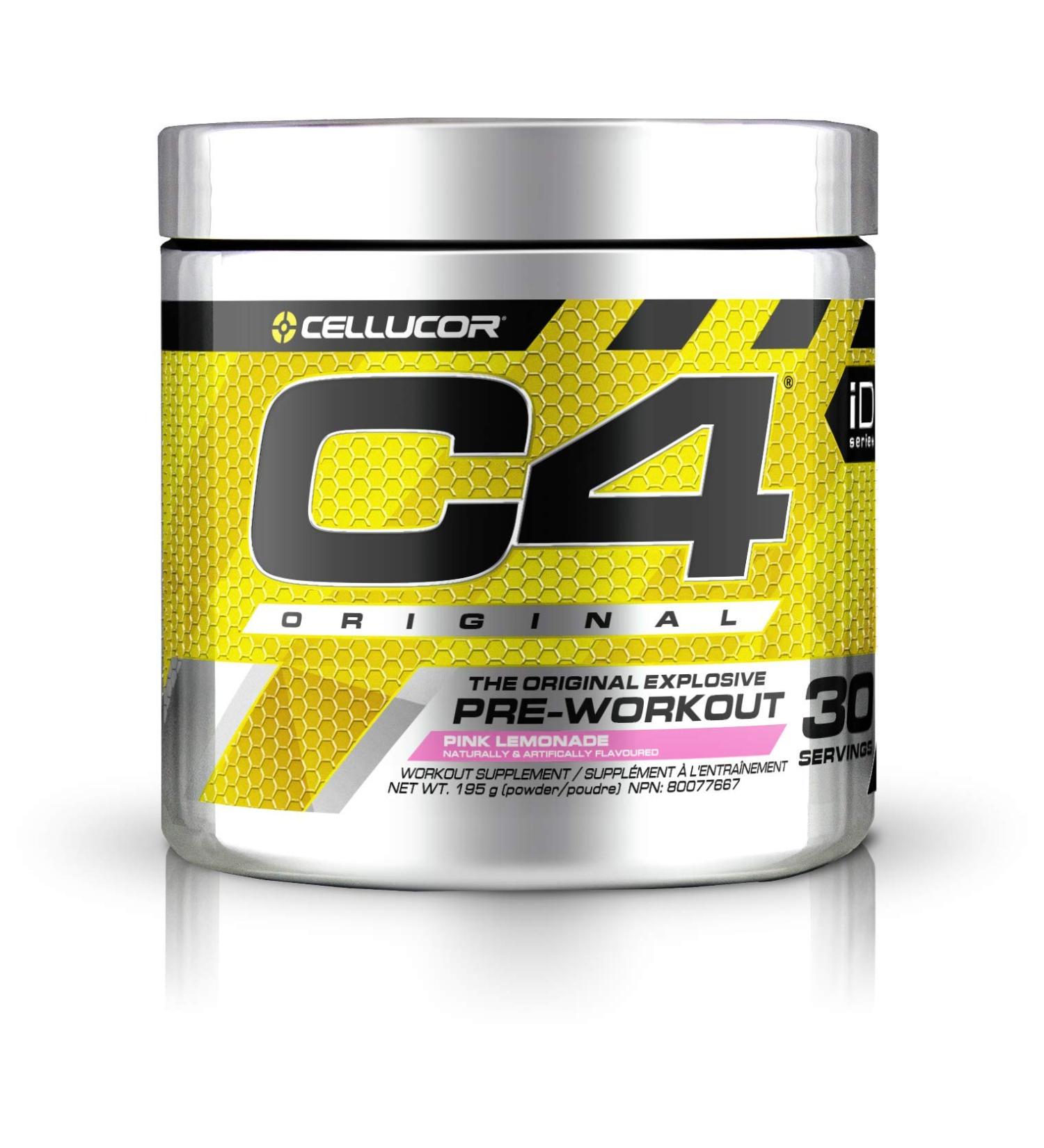 Cellucor C4 Original Pre Workout Powder - Sugar Free Preworkout Energy for Men & Women - 150mg Caffeine Beta Alanine Creatine - Pink Lemonade 60 Servings Workout Powder Pink Lemonade 30 Servings (Pack of 1) - Buy Online on GoSupps.com