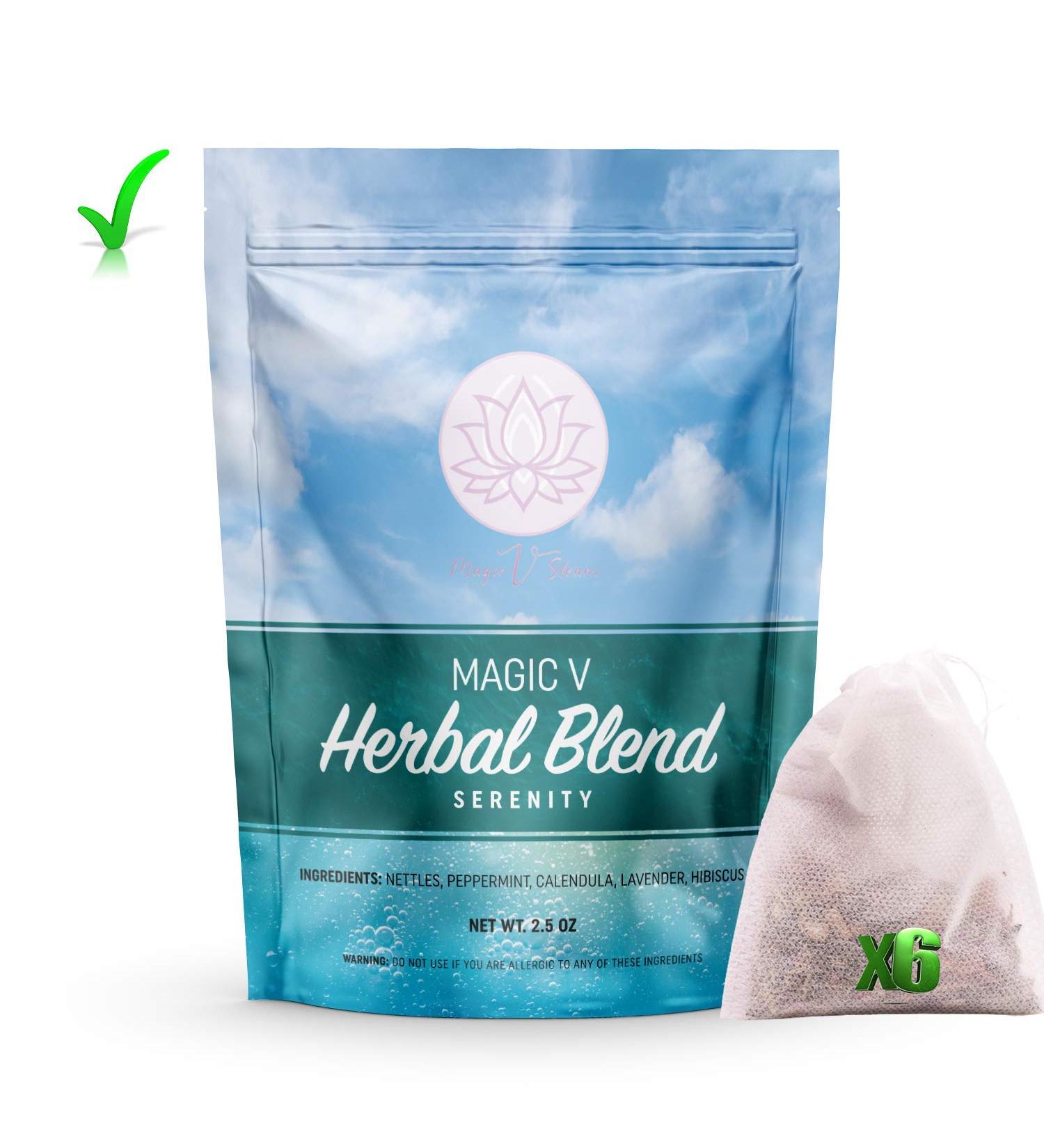 Magic V Serenity Yoni Steam Herbs for Women Relaxing Steam Kit with Lavender Chamomile Rose & Calendula Natural Self Care Soothing Relief & Feminine Wellness 6 Steam Bags Cooling Therapy - Buy Online on GoSupps.com