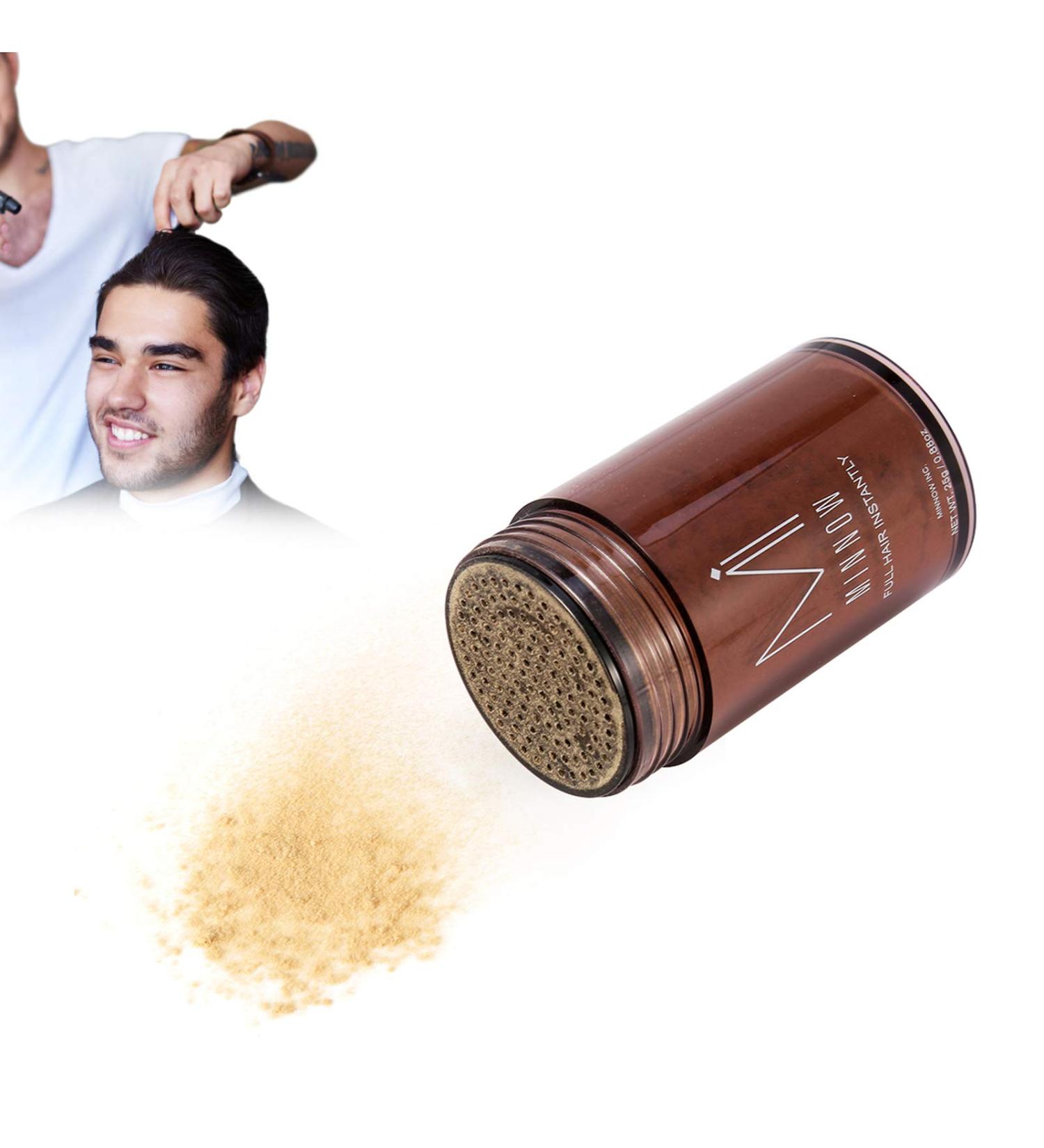 Medium Blonde Hair Building Fibers Powder - Baldness Concealer for Men & Women - Buy Online on GoSupps.com