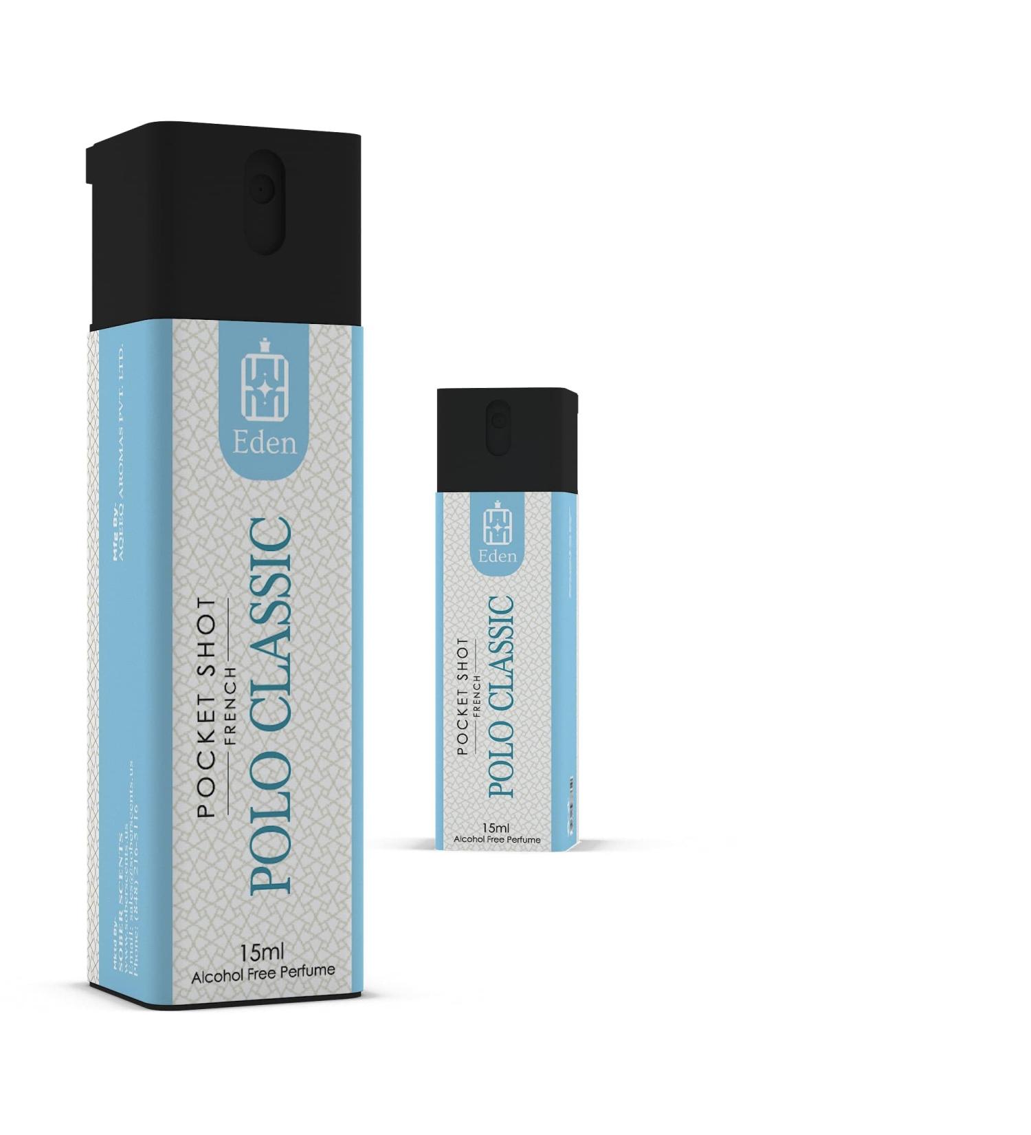 Eden Pocket Shot | Polo Classic | Alcohol-free perfume - Buy Online on GoSupps.com