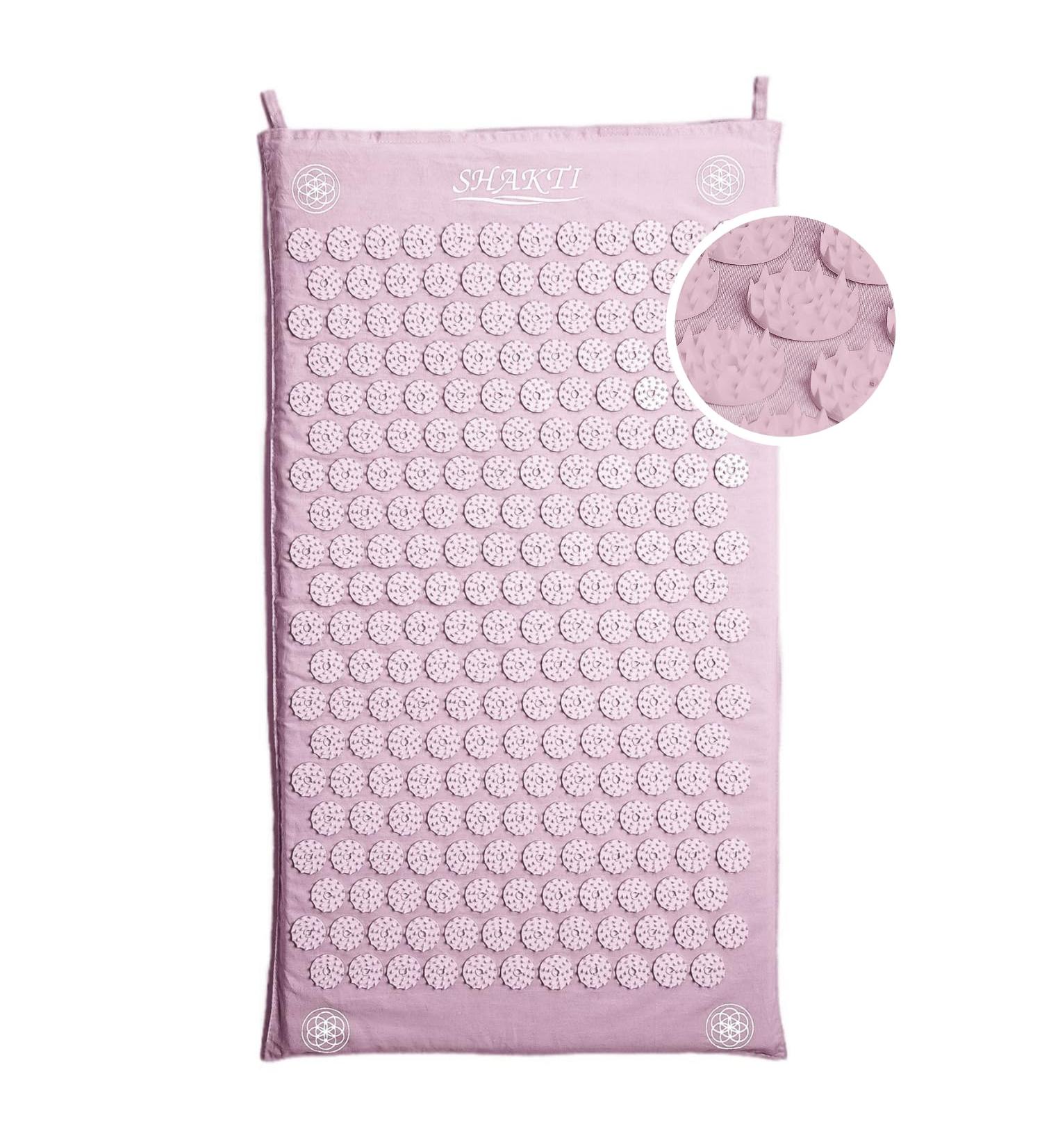 ShaktiMat Acupressure Mat - Original Since 2007 for Relaxation | Ethically Handcrafted Pink Mat for Back Neck & Feet - Buy Online on GoSupps.com