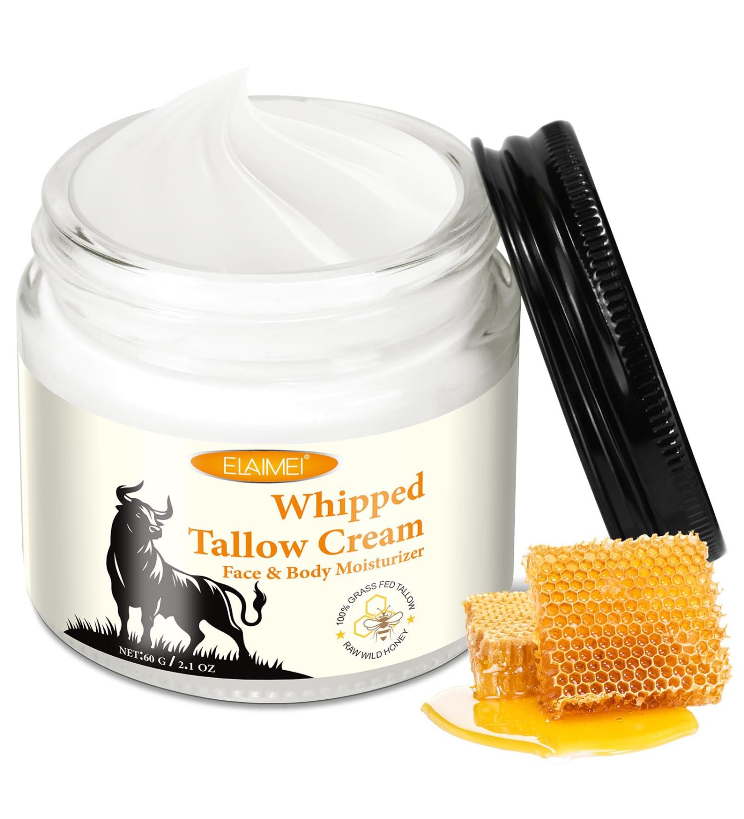  Datival Beef Tallow Skin Care Beef Tallow Honey Balm Beef Tallow Face Cream Moisturizer Beef Tallow Skincare Face and Body Cream Organic Beef Tallow Suitable for Everyone 60g - Buy Online on GoSupps.com
