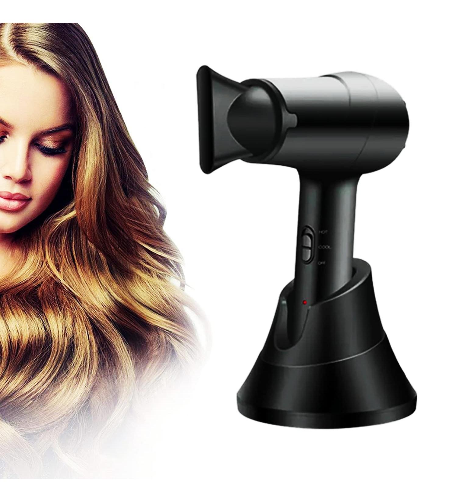 Cordless Hair Dryer Portable Travel Hair Dryer Rechargeable Handheld Hair Dryer for Art Painting/Home/Outdoor - Buy Online on GoSupps.com