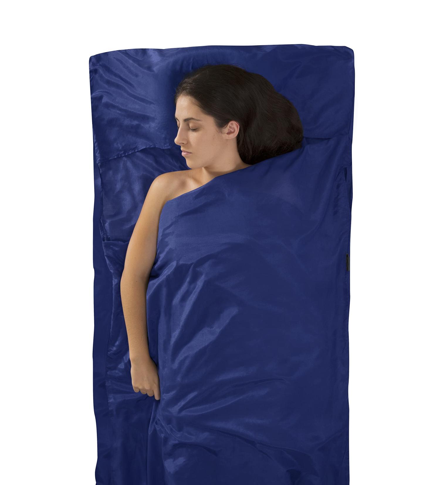 Sea to Summit Silk-Cotton Blend Travel Sleeping Bag Liner 85x36 Inches with Pillow Slip - Buy Online on GoSupps.com