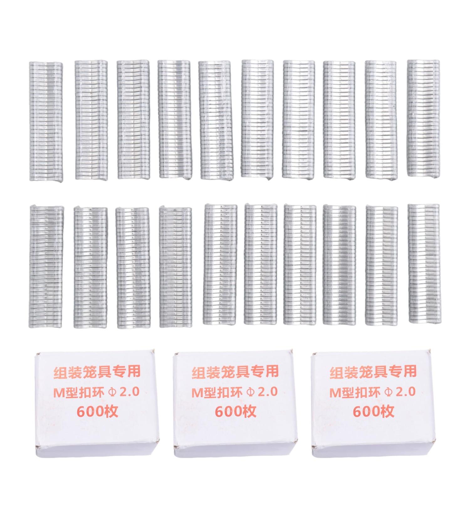 Lckiioy Type M Nail Ring Pliers Type M Nail Ring Pliers Type M Nail Ring Pliers Thickened for Manual Tying (M Nail +2400Clips) - Buy Online on GoSupps.com