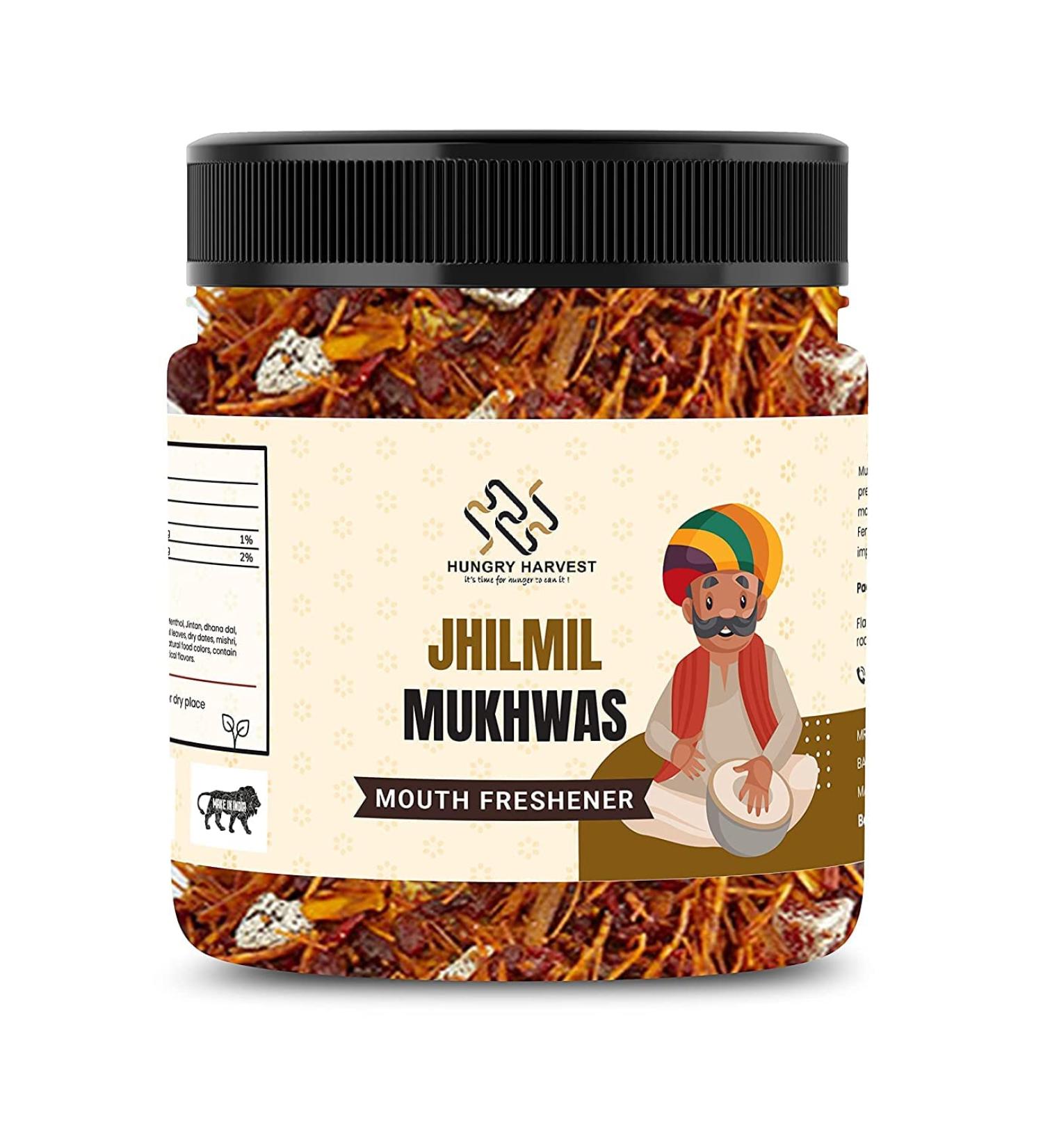 Hungry Harvest Home Made Jhilmil Mukhwas 300g Mouth Freshener_Packing May Vary