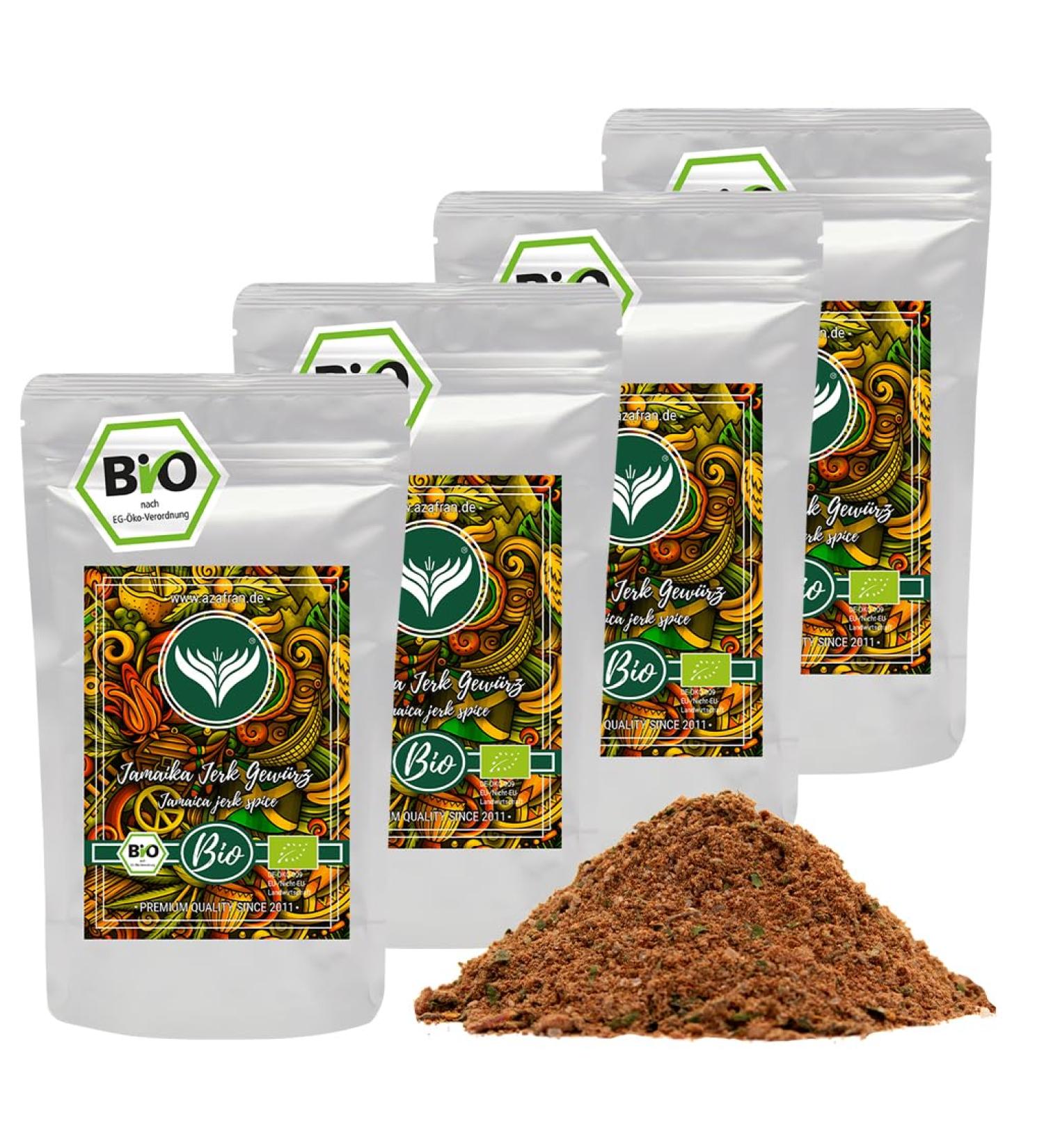 Organic Jamaica Jerk Seasoning - Authentic Jamaican Jerk Chicken Spice - 1kg BBQ Rub Sauce - Buy Online on GoSupps.com