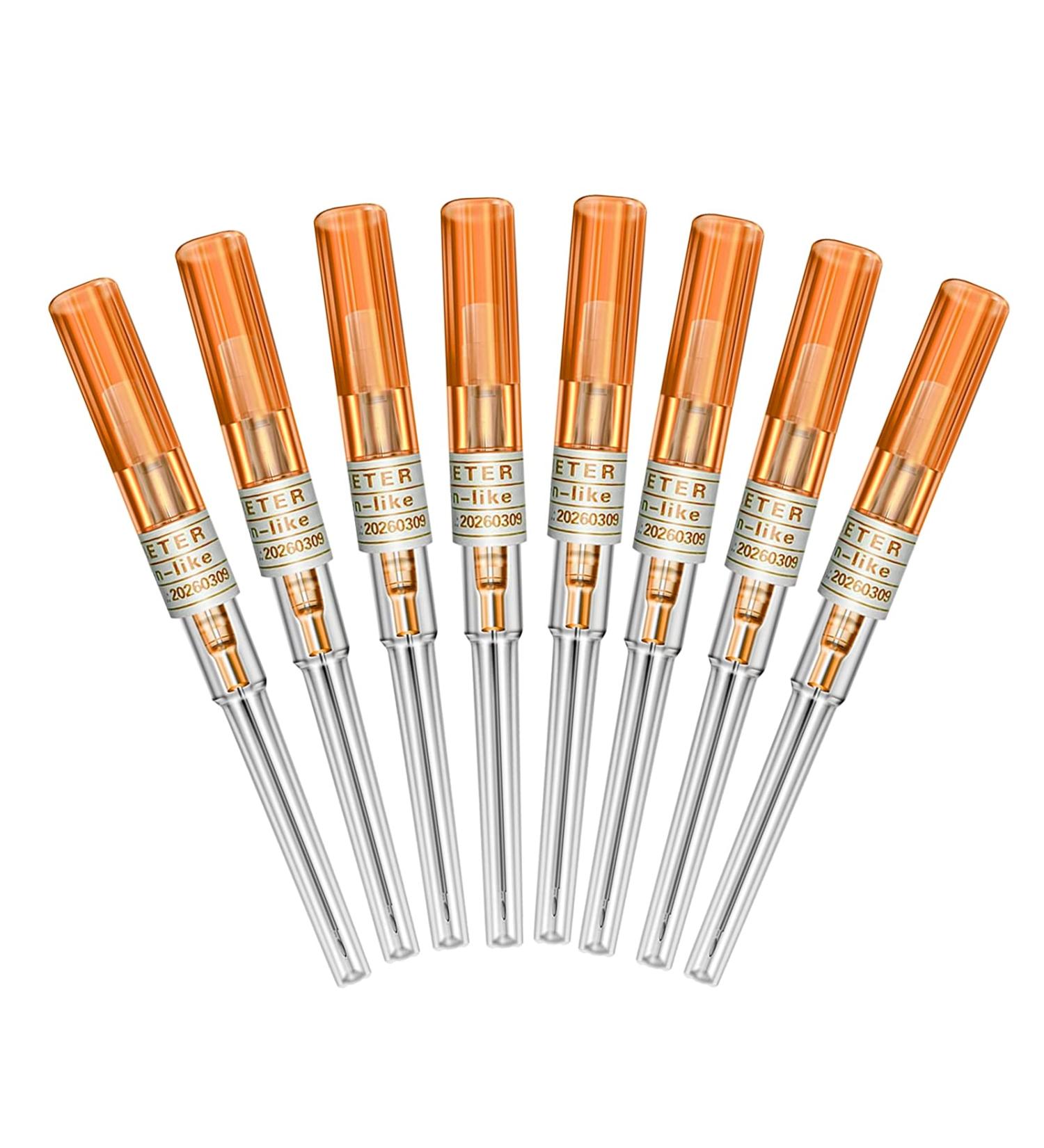 SOTICA 14G Catheter Piercing Needles - 50pcs Stainless Steel Hollow Needles for Body Piercings - Buy Online on GoSupps.com