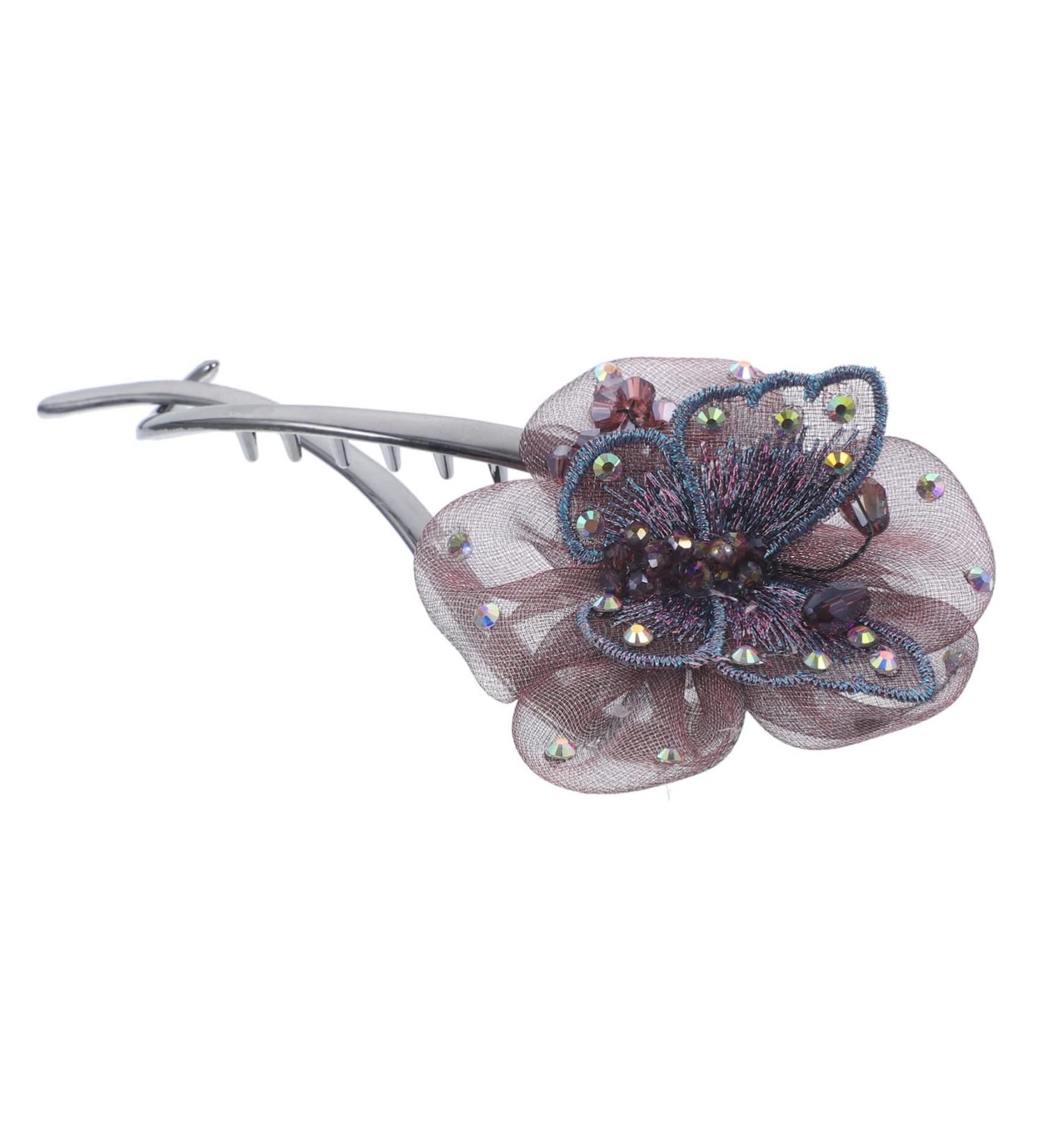 MAGICLULU Headgear Hair Barrettes Hair Clip Hair Pin Clips for Thick Hair Rhinestone Headpiece for Women Rhinestone Barrettes for Women Twist Clips for Hair Barrettes for Hair Twist - Buy Online on GoSupps.com