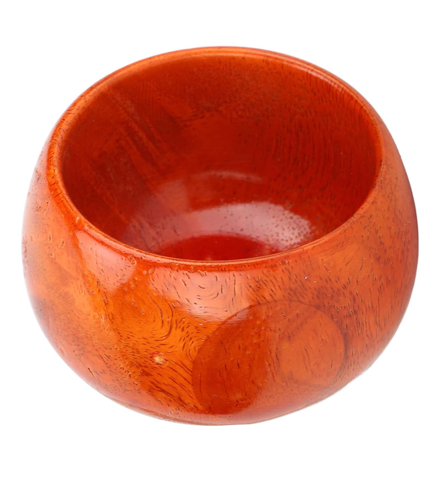 Handmade Wood Shaving Soap Bowl - Large Capacity Razor Cup for Men - Space-Saving Multifunctional Design - International Shipping Available - Buy Online on GoSupps.com