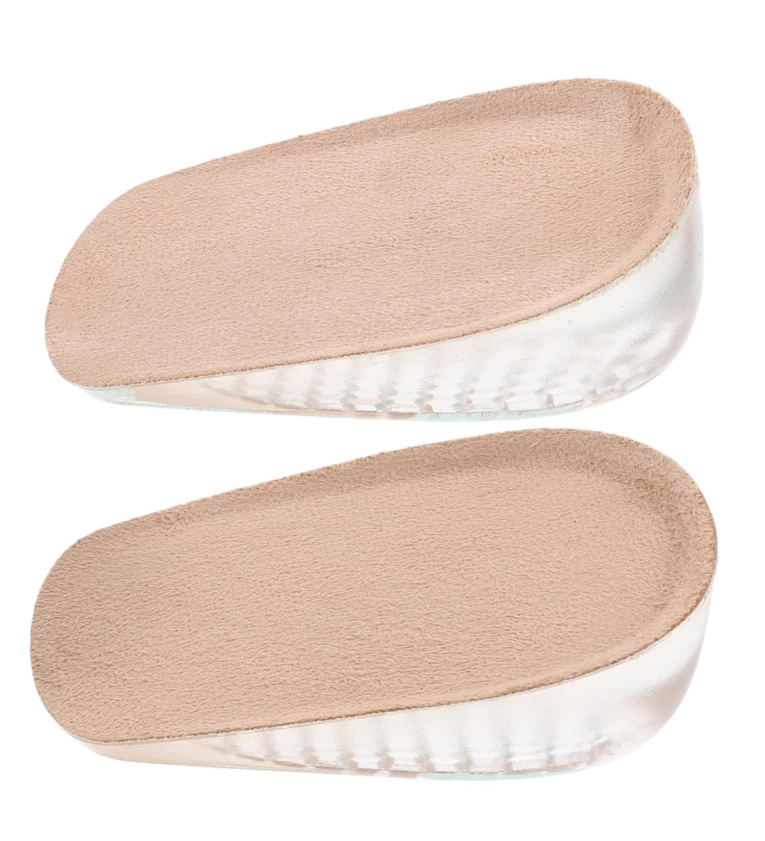 Leather Gel Memory Foam Insoles for Women - Height Increasing Forefoot Cushions & Heel Pads - Buy Online on GoSupps.com