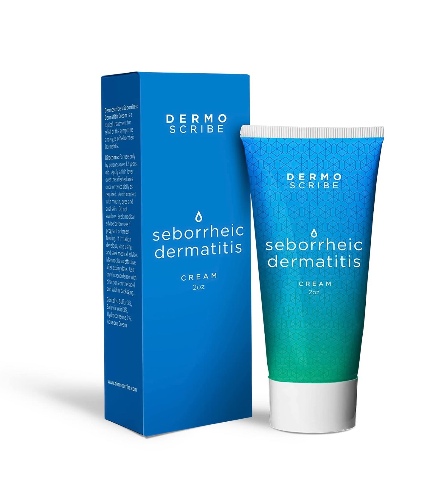 Dermoscribe Seborrheic Dermatitis & Eczema Cream - Fast-Acting Itchy Skin Relief | 2 oz - Buy Online on GoSupps.com